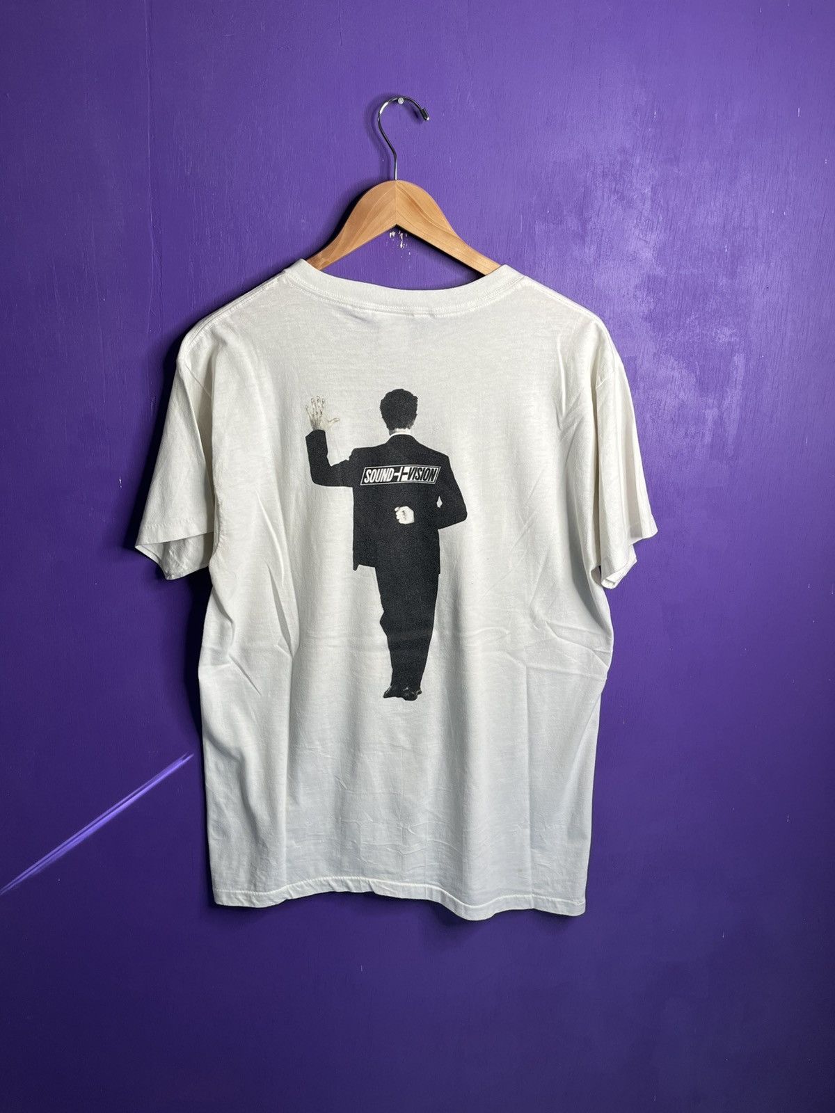 Band Tees × Vintage Vintage 1990 David Bowie sound and vision tour t-shirt Size US L / EU 52-54 / 3 - 2 Thumbnail