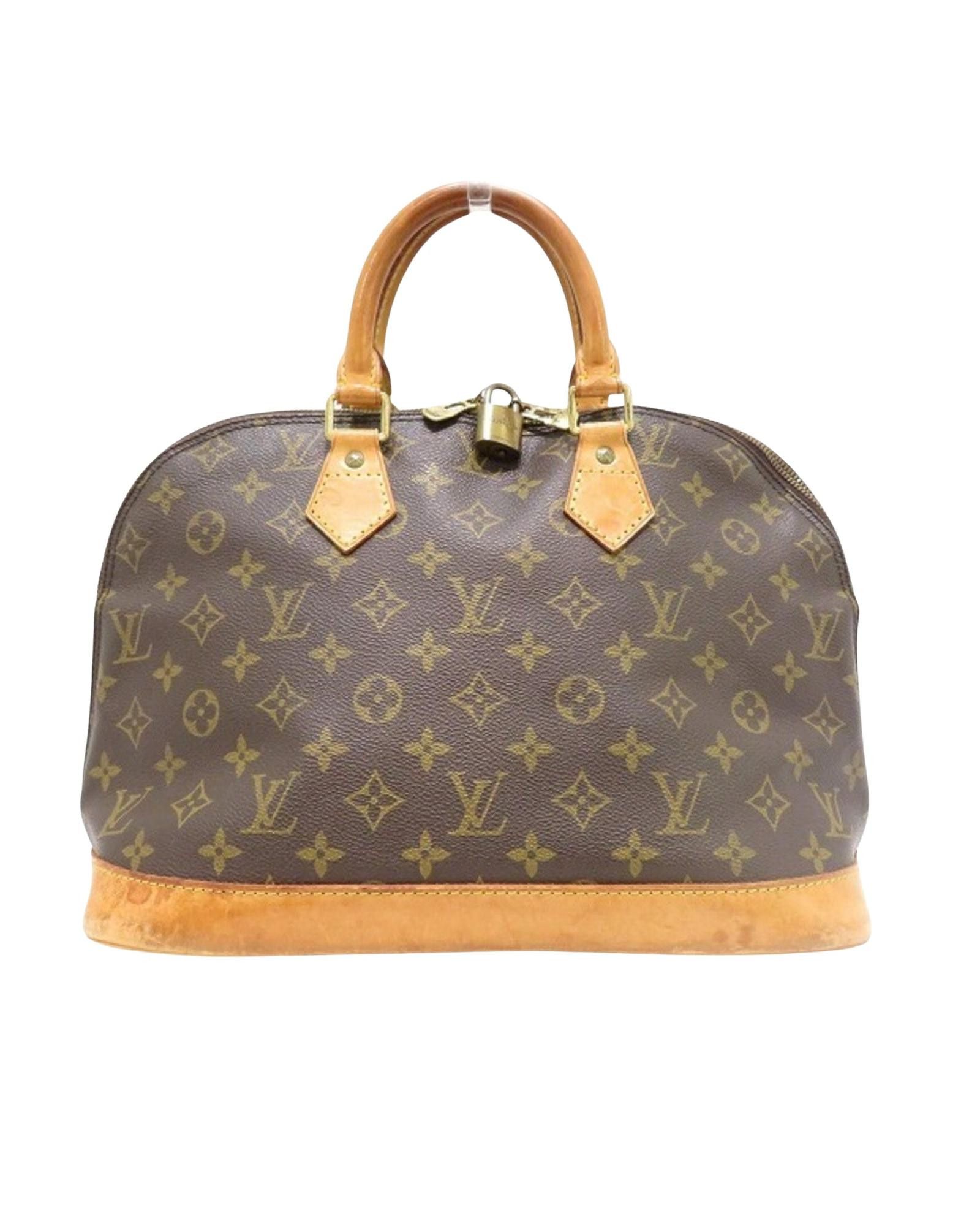 image of Louis Vuitton Timeless Brown Canvas Handbag With Sophisticated Design, Women's