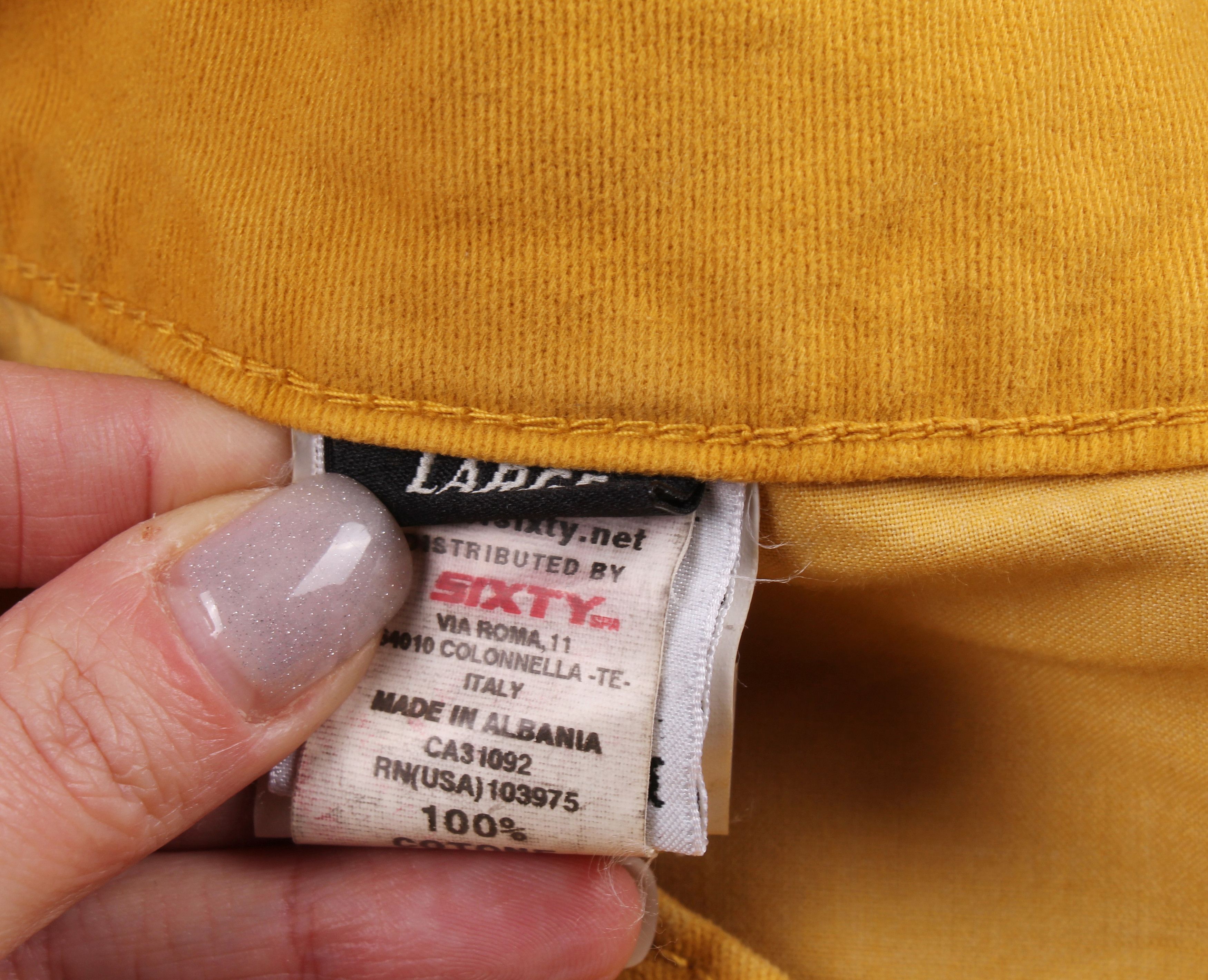 Miss Sixty Vintage Miss Sixty Y2K Yellow Sexy Mini Skirt Size 32" / US 10 / IT 46 - 5 Thumbnail