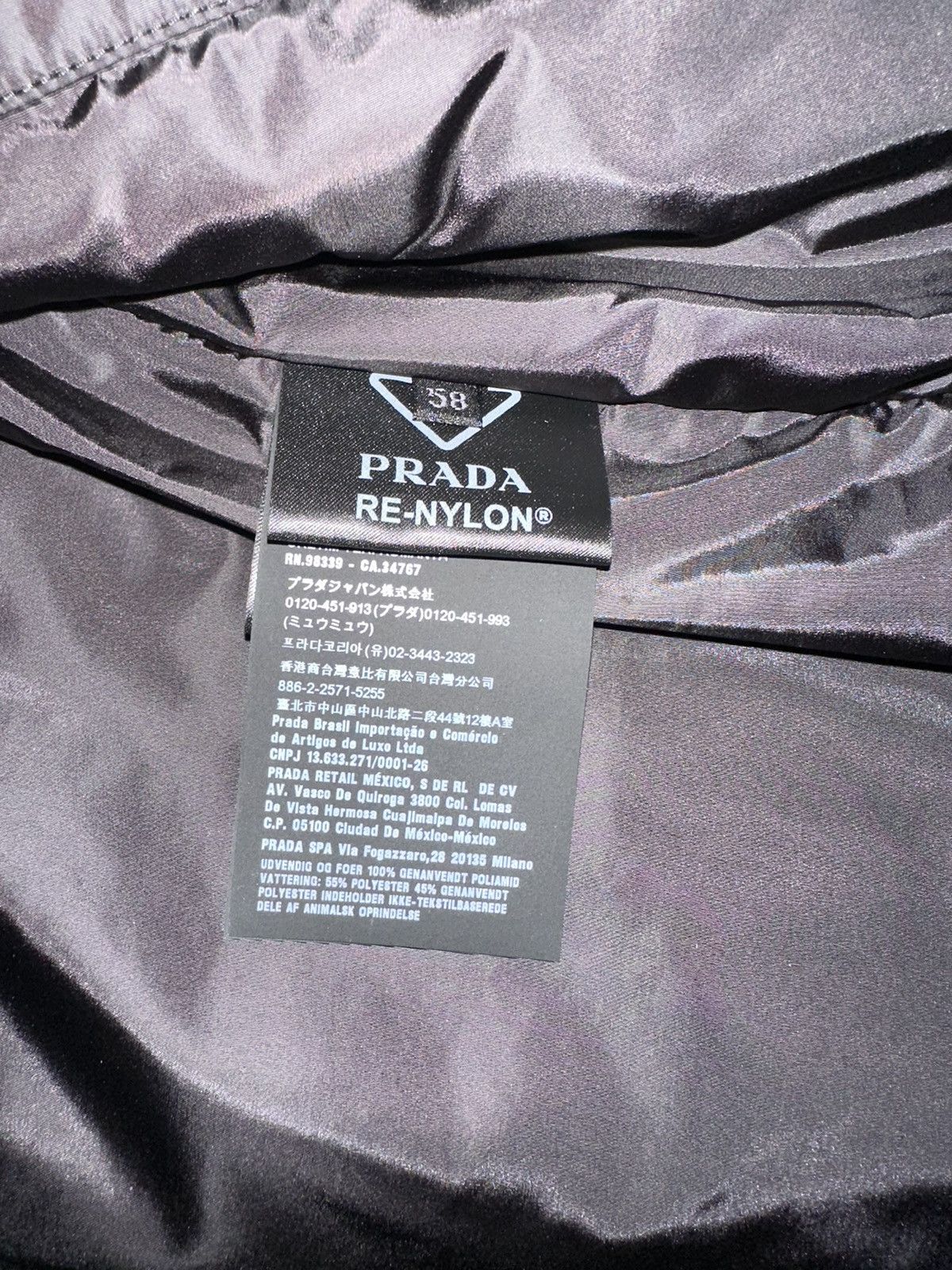 Prada Prada Black Padded Re-Nylon Vest Size US XXL / EU 58 / 5 - 5 Thumbnail