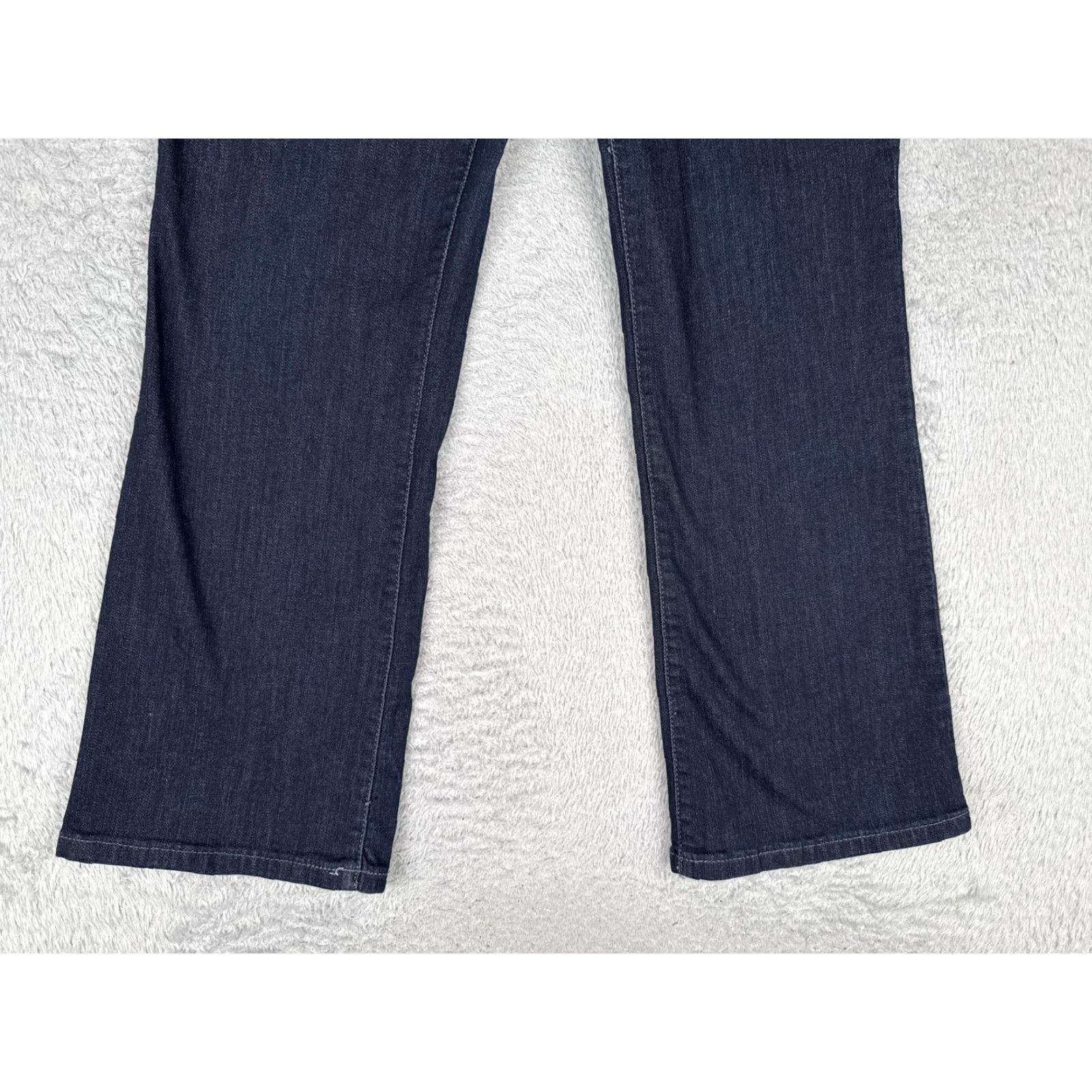 Lee Lee Modern Series Jeans Womens Bootcut Regular 16 Blue Dark Wash Mid Rise Stretch 34x30 Size 38" / US 16 / IT 52 - 2 Thumbnail