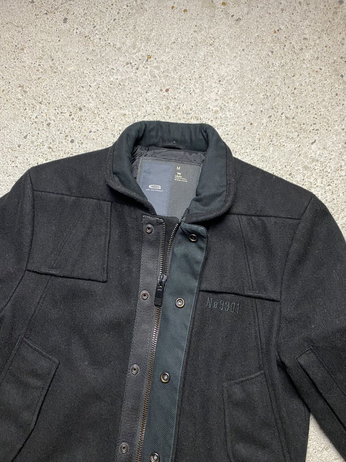 G-Star G star bomber wool jacket old money black Size US M / EU 48-50 / 2 - 16 Thumbnail