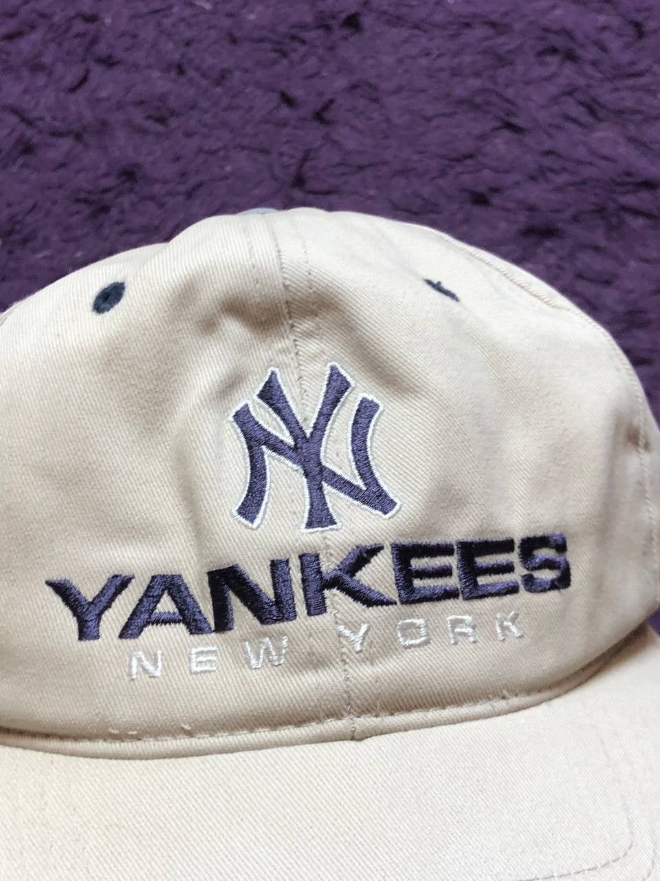 New York Yankees Vintage New York Yankees Big Logo 100% Cotton Cap Size ONE SIZE - 5 Thumbnail