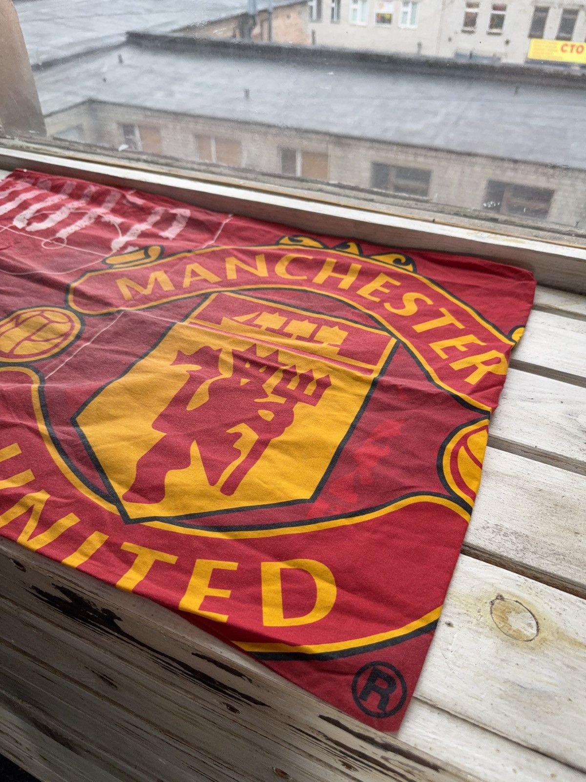 Other 90s Manchester United Pillow Cover Football Pitch Design Size ONE SIZE - 2 Thumbnail