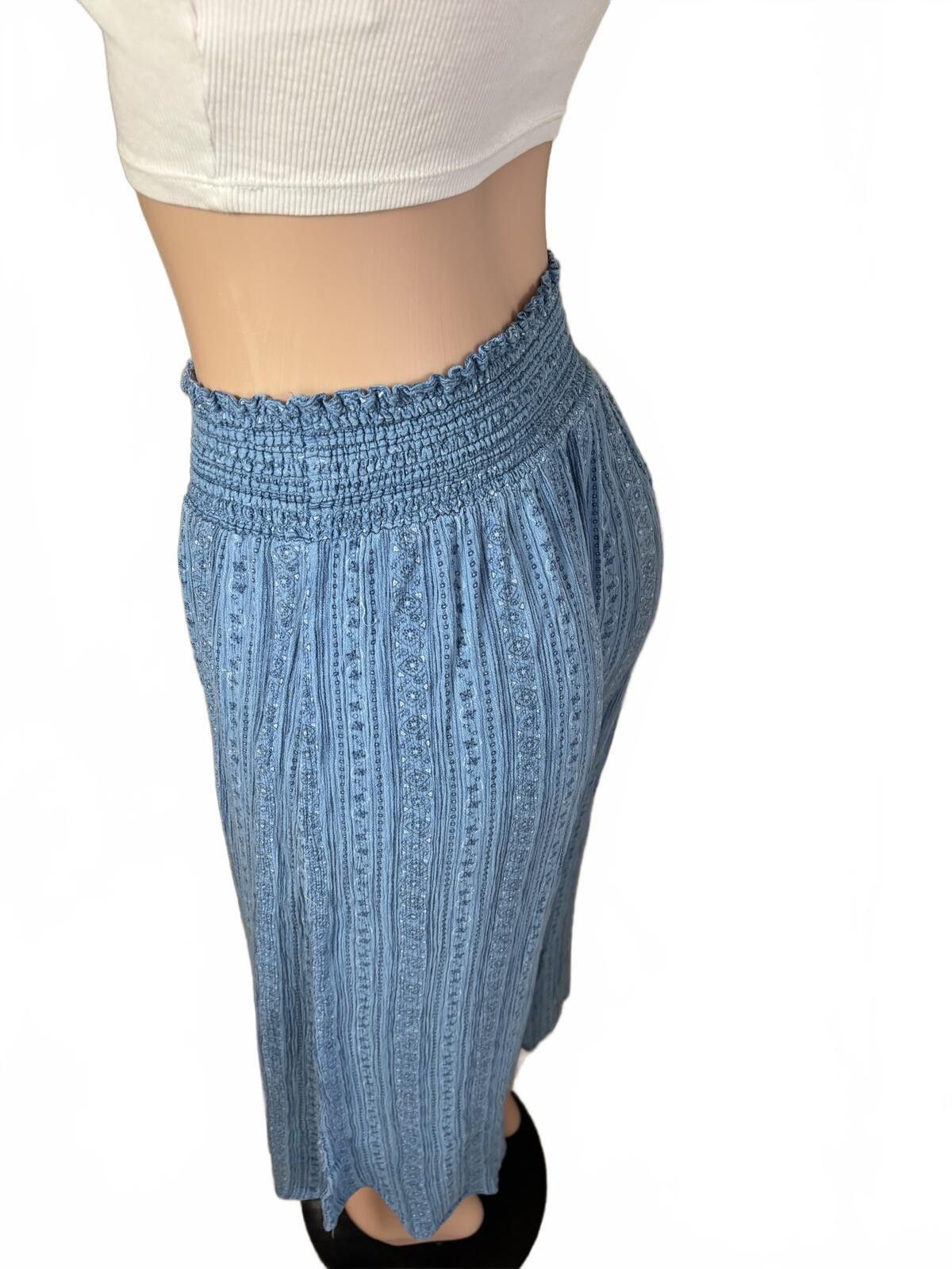 Other Kingston Grey Boho Hippie Wide Leg Cropped Pants. XL. Size 40" / US 18 - 5 Thumbnail
