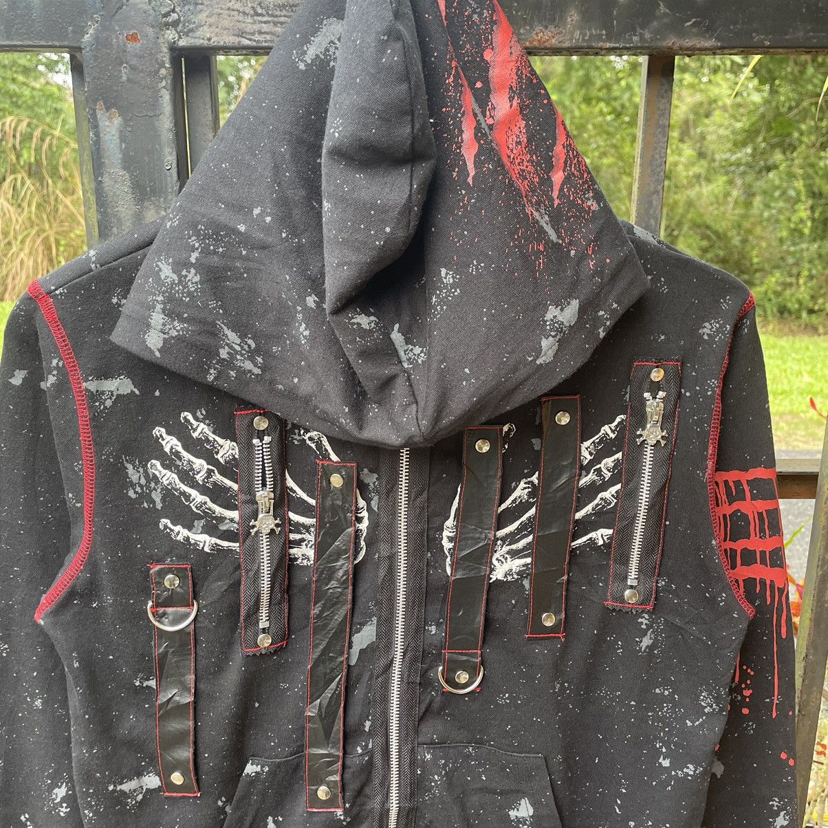 Japanese Brand × Seditionaries 🔥🇯🇵Mad Punk Sedi Bondage Punk Styles Zipper Sweater Hoodie Size US XS / EU 42 / 0 - 3 Thumbnail