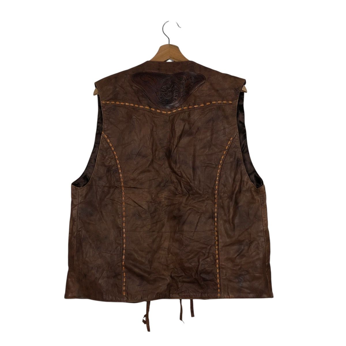 Japanese Brand 🔥VINTAGE KOBLER JACKET GENUINE LEATHER COWBOY ISSEY MOYAKE Size US M / EU 48-50 / 2 - 10 Thumbnail