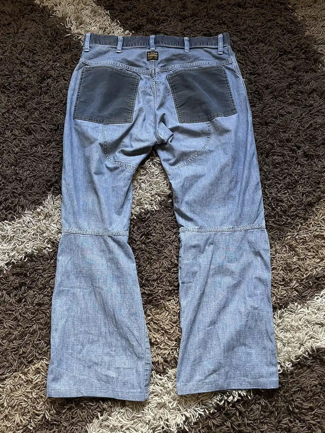 G-Star × Japanese Brand × Vintage Vintage G-star Y2K double knee denim pants Japan style Size US 34 / EU 50 - 3 Thumbnail