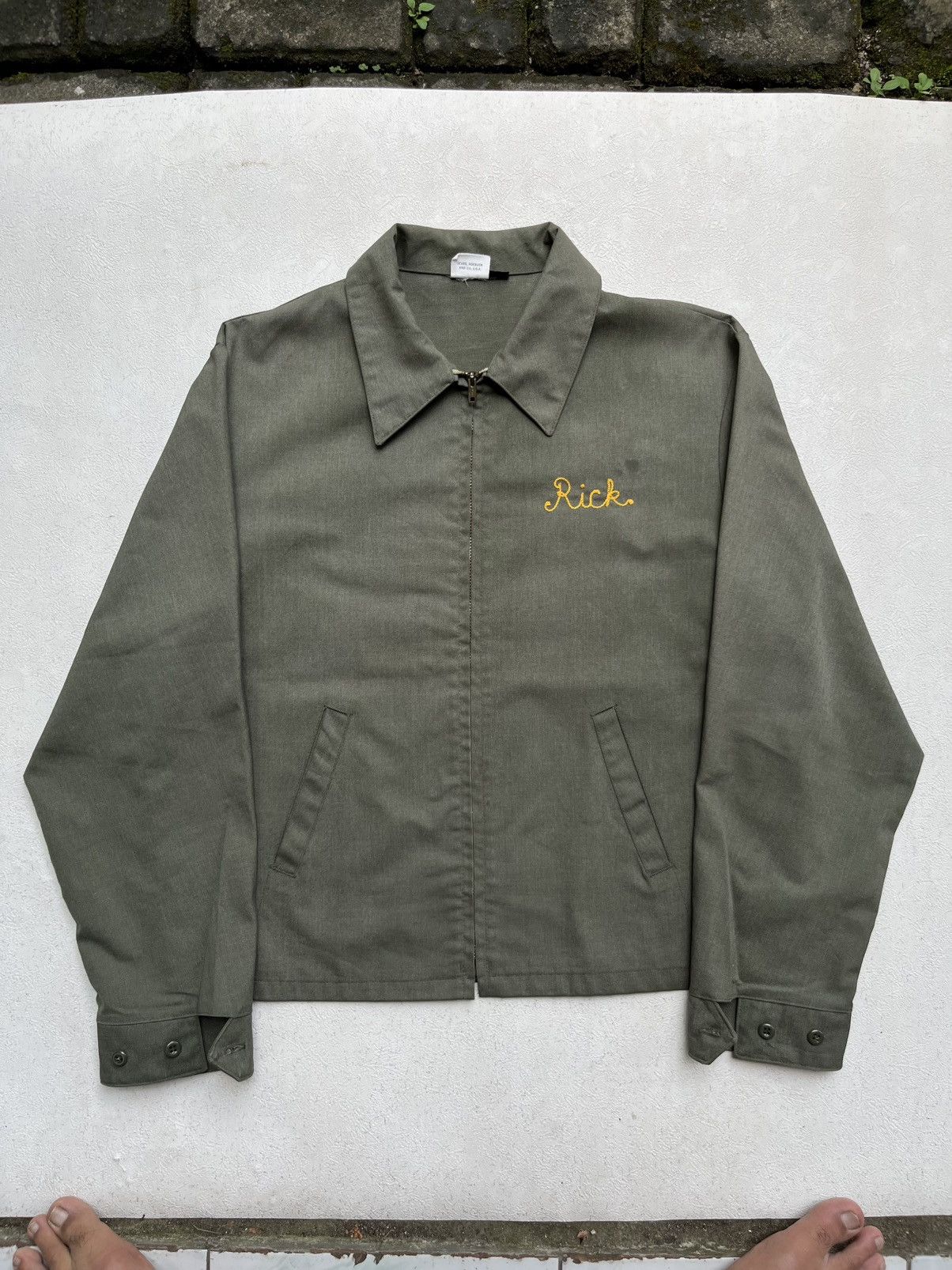 Vintage Vintage 80's Sear mechanic work jacket Size US XL / EU 56 / 4 - 4 Thumbnail