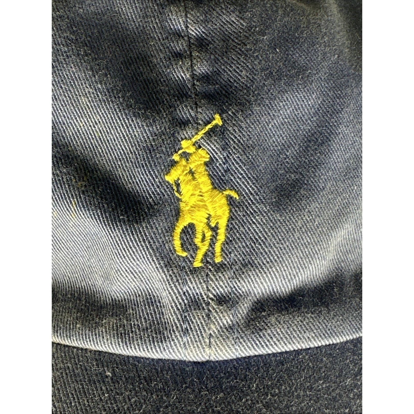 Polo Ralph Lauren Polo Ralph Lauren Blue Ball Cap Chino Hat Yellow Pony Size ONE SIZE - 2 Thumbnail