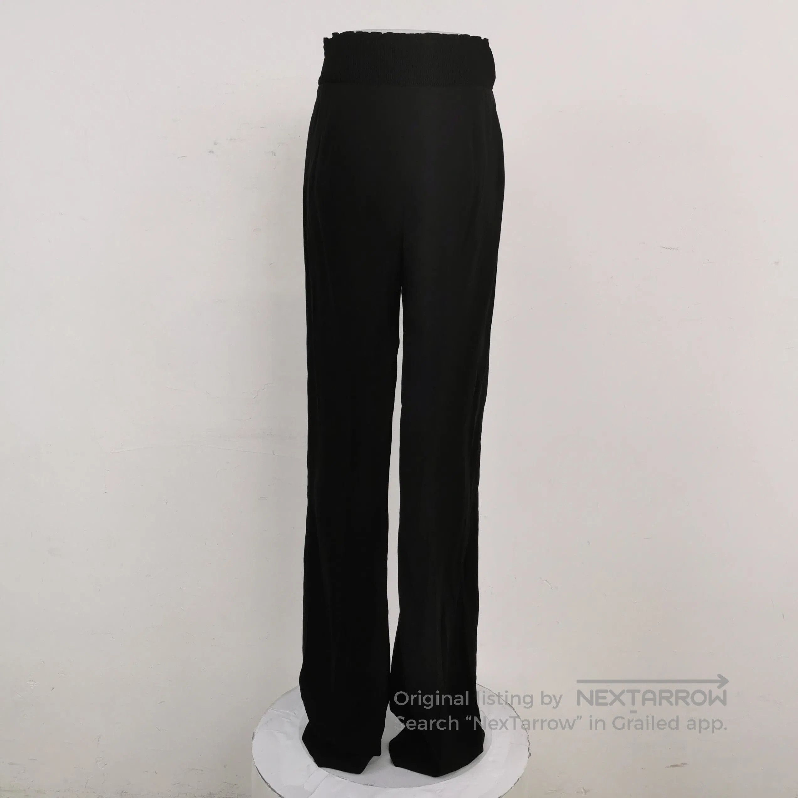 Prada Prada Black Straight Leg Trousers . Size 37" - 1 Thumbnail