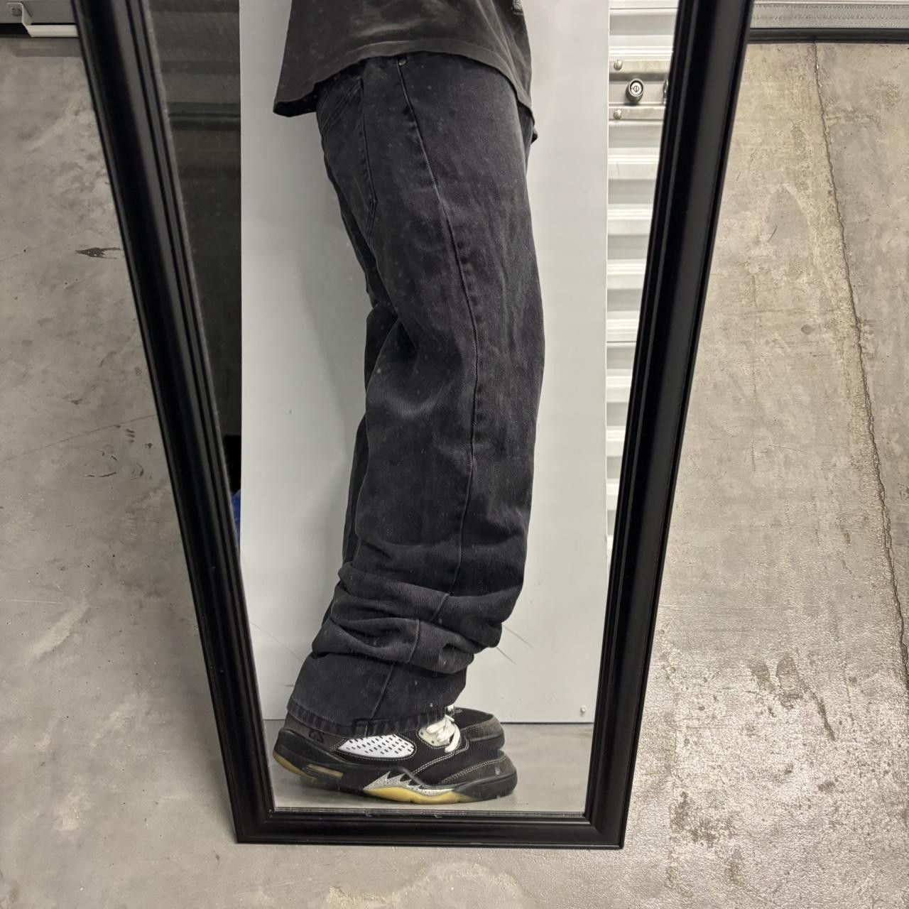 Vintage Crazy Vintage Y2K/2000s Grunge Faded Black Denim Jeans! 38x32 Size US 38 / EU 54 - 2 Thumbnail