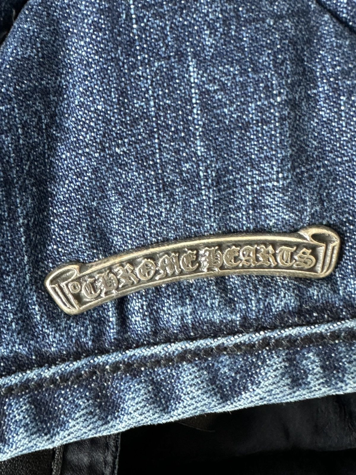 Chrome Hearts Chrome Hearts Denim Puffer Lined Jacket Size US L / EU 52-54 / 3 - 7 Thumbnail