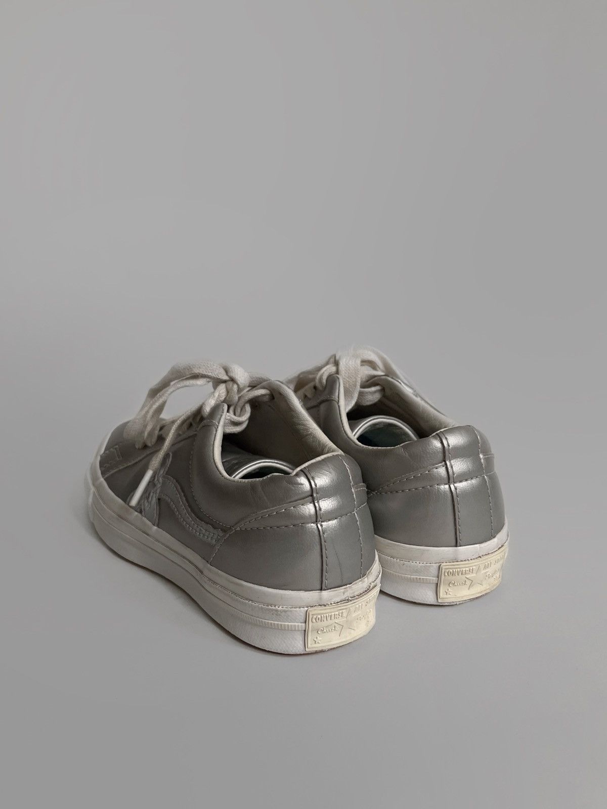 Converse × Golf le Fleur Converse x Golf Le Fleur silver/reflective skateboard shoes Size US 5.5 / IT 35.5 - 4 Thumbnail