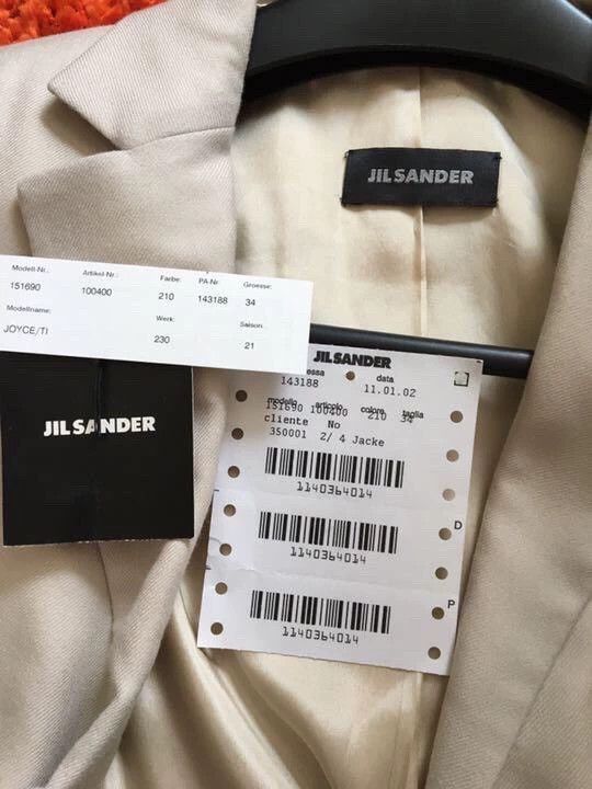 Jil Sander Jil Sander Jacket suit coat Size 4XL / US 24-26 - 6 Thumbnail