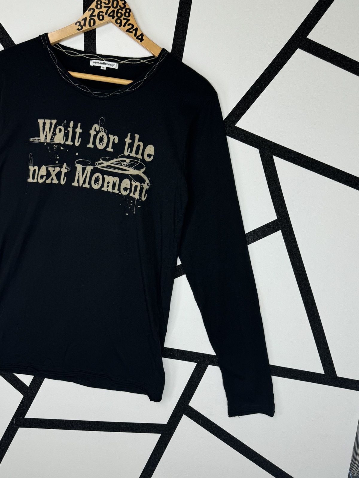 If Six Was Nine × Le Grande Bleu (L.G.B.) × semanticdesign Wait For Next Moment Semantic Design Longsleve Size US XS / EU 42 / 0 - 5 Thumbnail