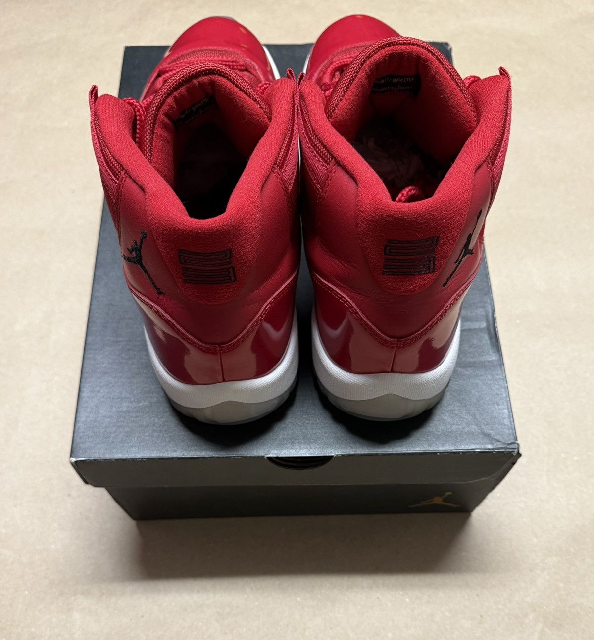 Jordan Brand Nike Air Jordan 11 XI Retro High Win Like 96 Mens size 12! Size US 12 / EU 45 - 4 Thumbnail