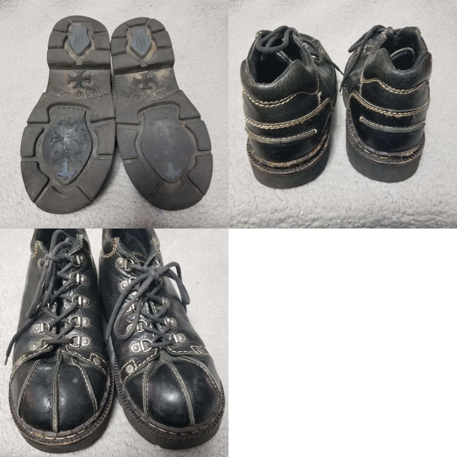 Vintage VINTAGE London Underground Boots Woman 11 Black K Monki Platform Goth 90s Mens Size US 11 / IT 41 - 8 Thumbnail