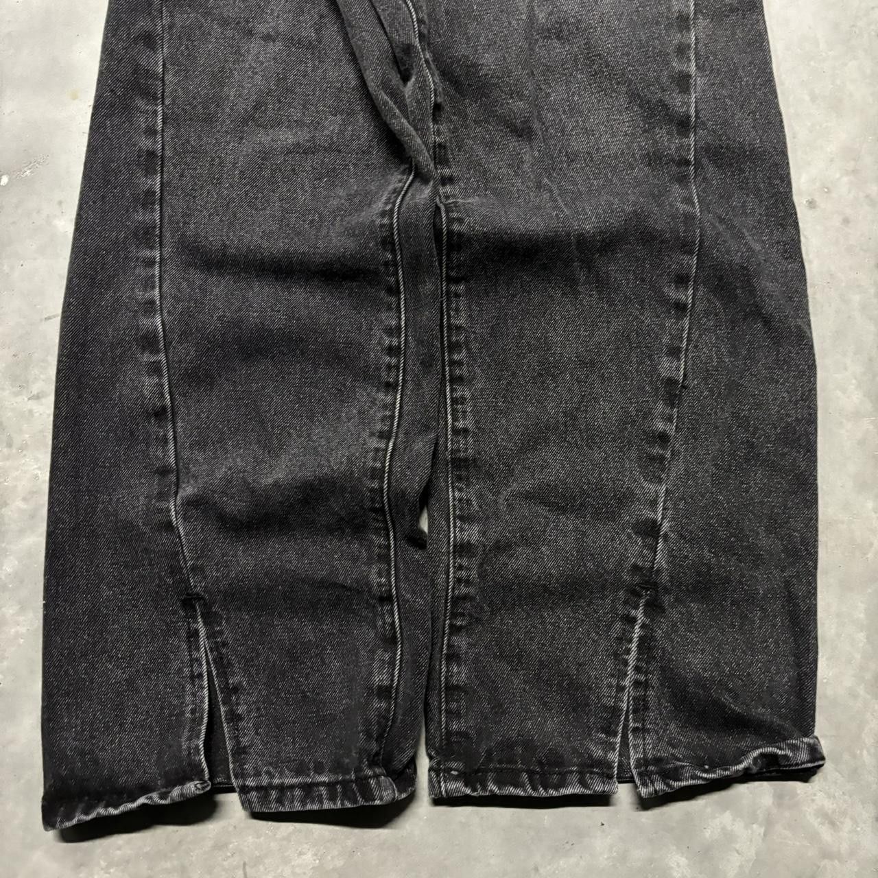 Japanese Brand × Vintage Crazy Vintage Y2K/2000s High Waisted Black Denim Jeans! Size US 27 - 5 Thumbnail