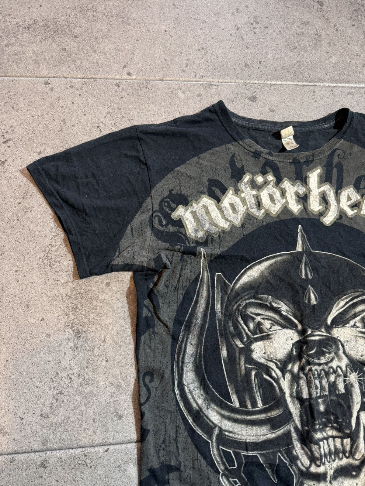 Band Tees × Vintage Vintage 2009 Motorhead Tour Black faded rock band Tee Size US M / EU 48-50 / 2 - 3 Thumbnail