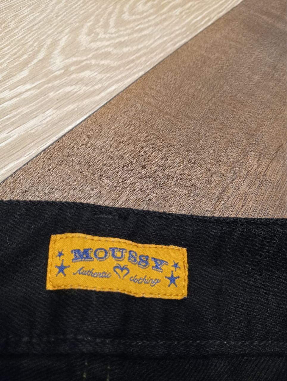 If Six Was Nine MOUSSY JAPAN BLACK JEANS WITH LACE UP SIDE Size 25" / US 0 / IT 36 - 6 Thumbnail