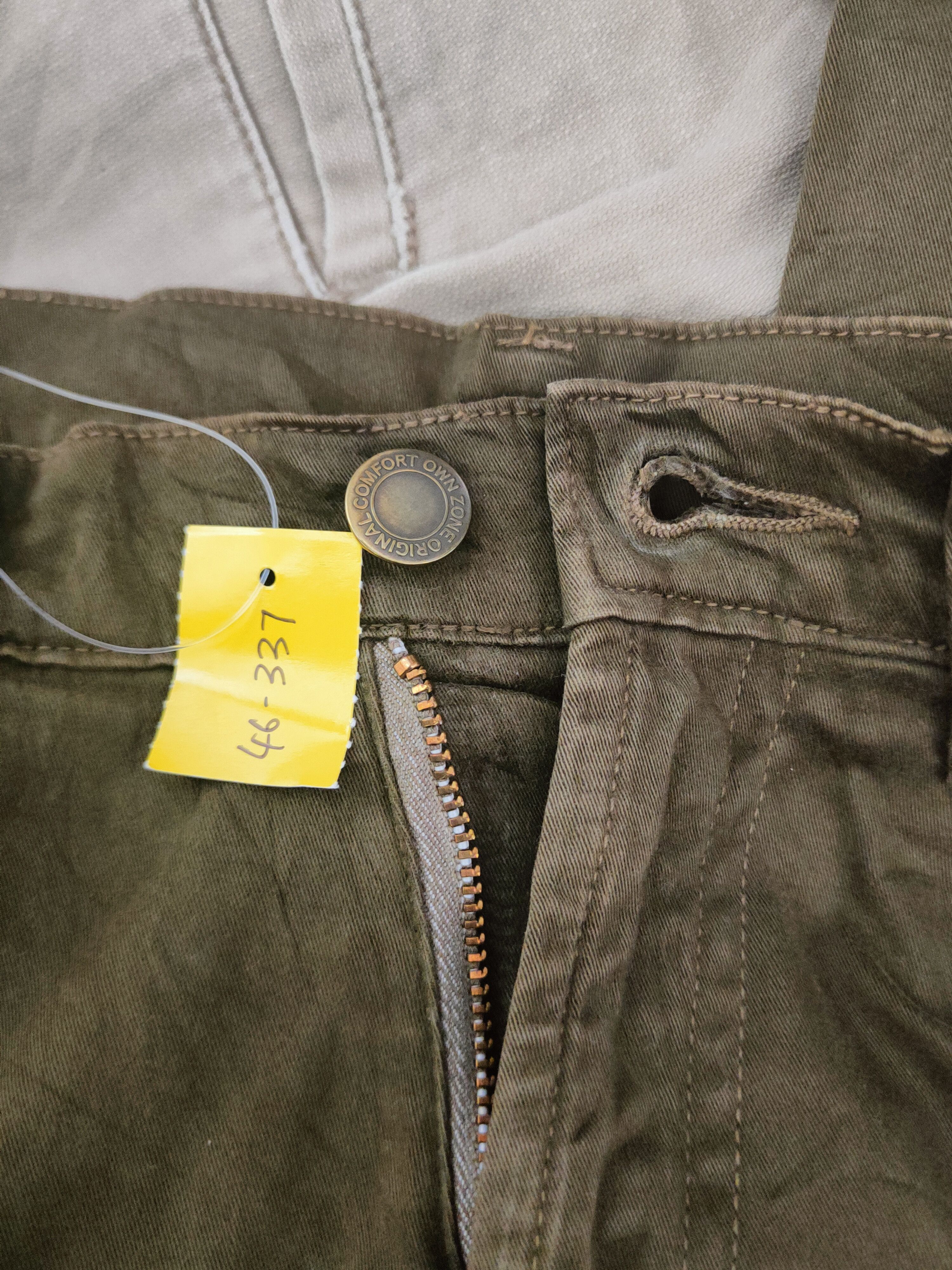 Japanese Brand DL O.z.o.c Olive Multipocket Casual Pants #46-337 Size 25" / US 0 / IT 36 - 16 Thumbnail