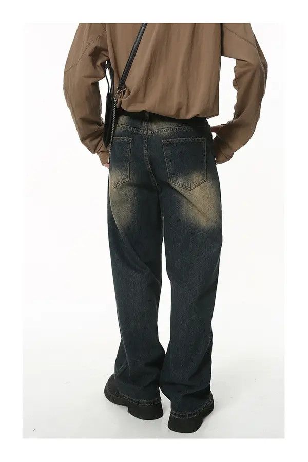 Japanese Brand VIBE Loose wide-leg vintage distressed American jeans Size US 32 / EU 48 - 5 Thumbnail