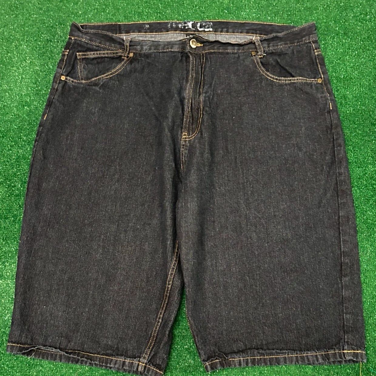Vintage VINTAGE Mecca JNCO Jeans Shorts Baggy Hip Hop Skater Grunge Men 46 Jorts Blue Logo Pockets 90s/Y2K Grunge Hip Hop Punk Skater Mens Size US 30 / EU 46 - 2 Thumbnail