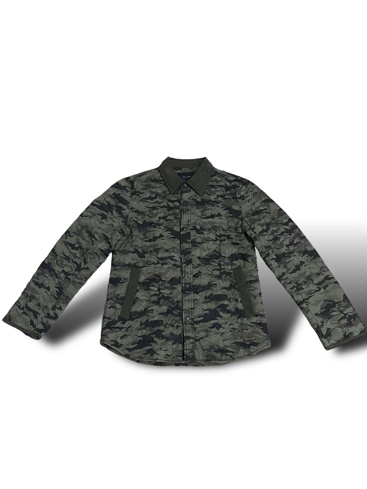 image of Kai Aakmann x Vintage Kai Aakman Korea Army Military Tactical Camourflage in Navy Green (Size Mediu