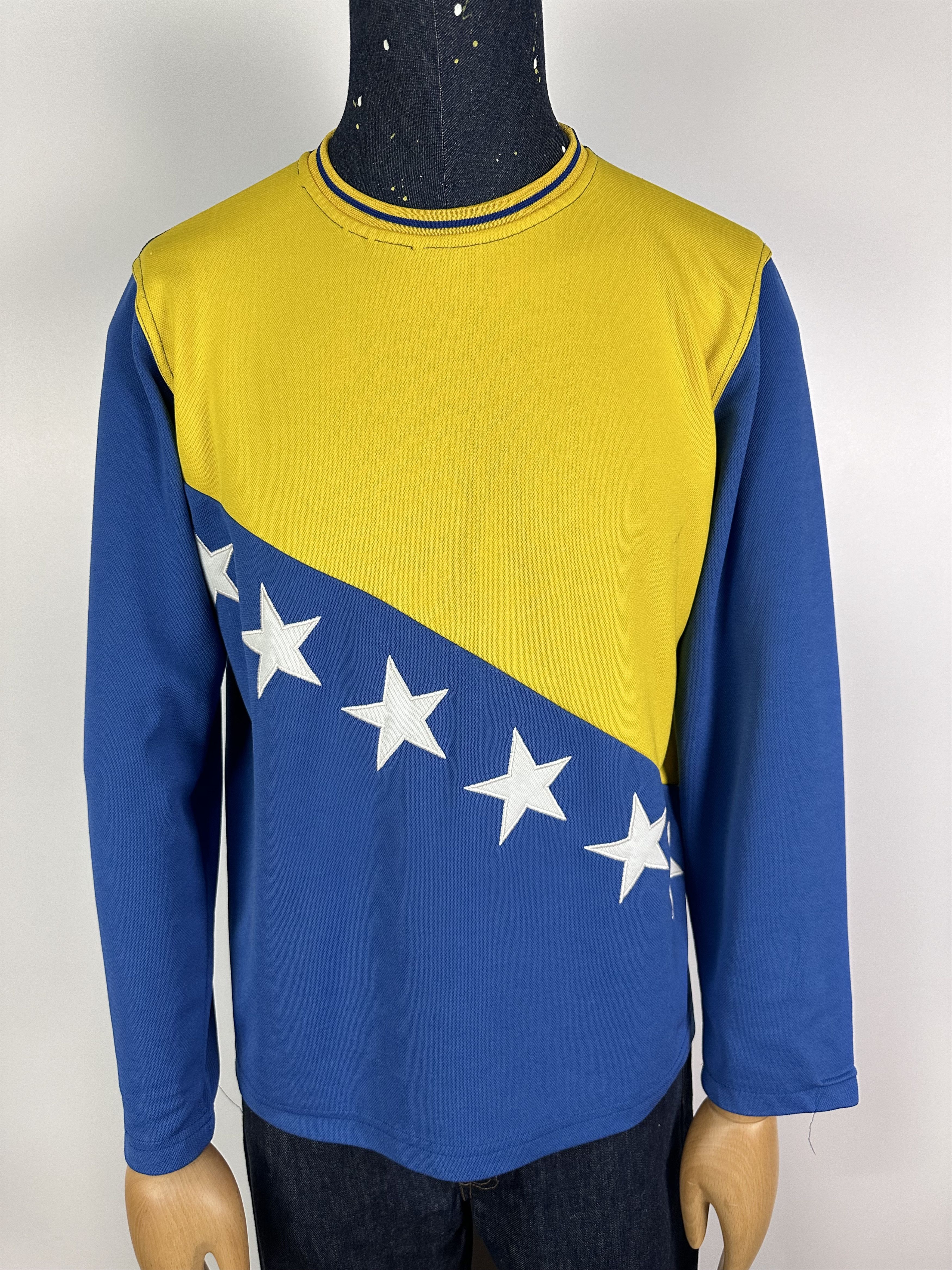 Vintage Vintage Bosna I Hercegovina Football Training Sweatshirt Size US M / EU 48-50 / 2 - 2 Thumbnail