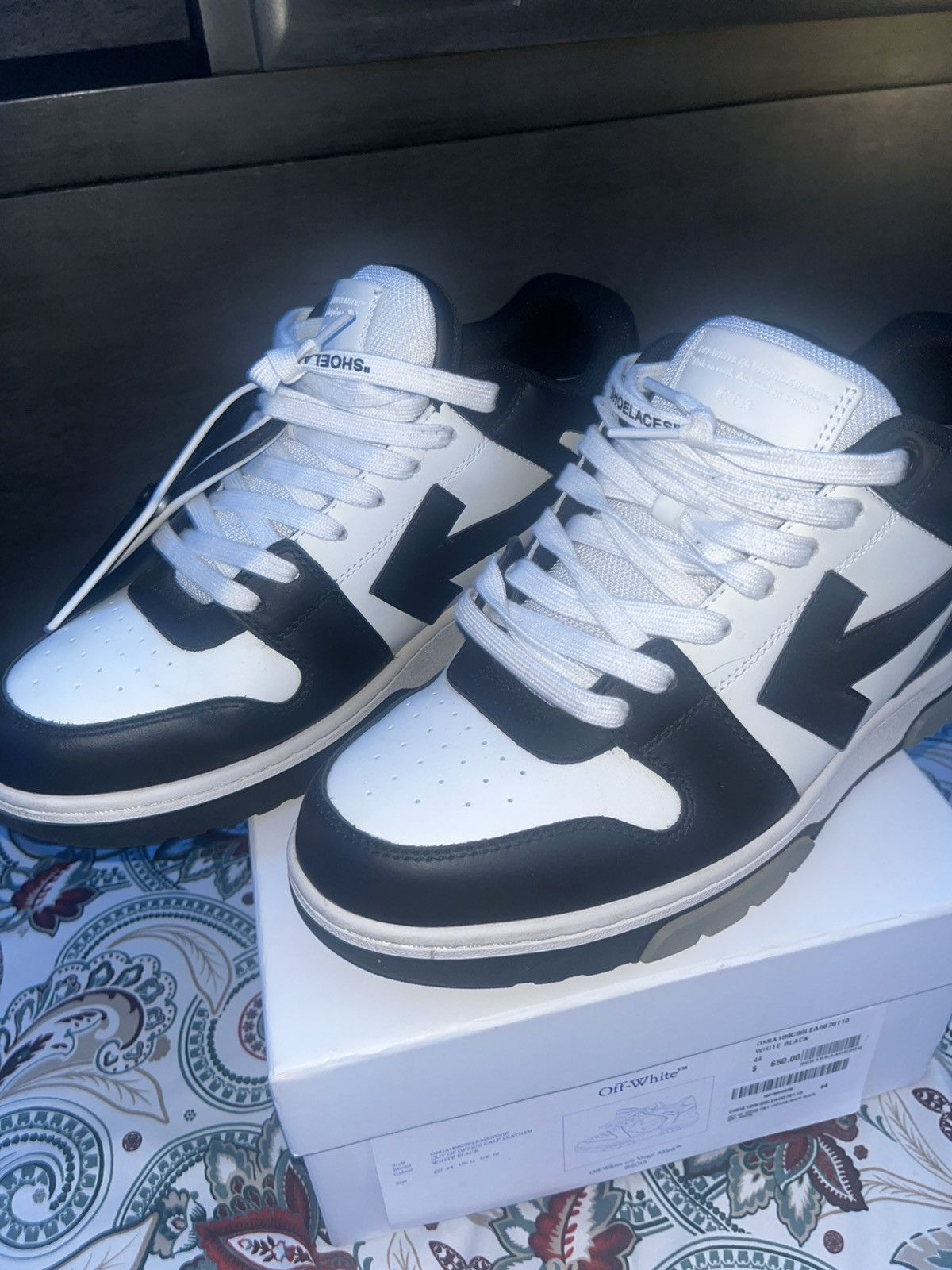 Off-White Out of office white black off-white Size US 11.5 / EU 44-45 - 5 Thumbnail