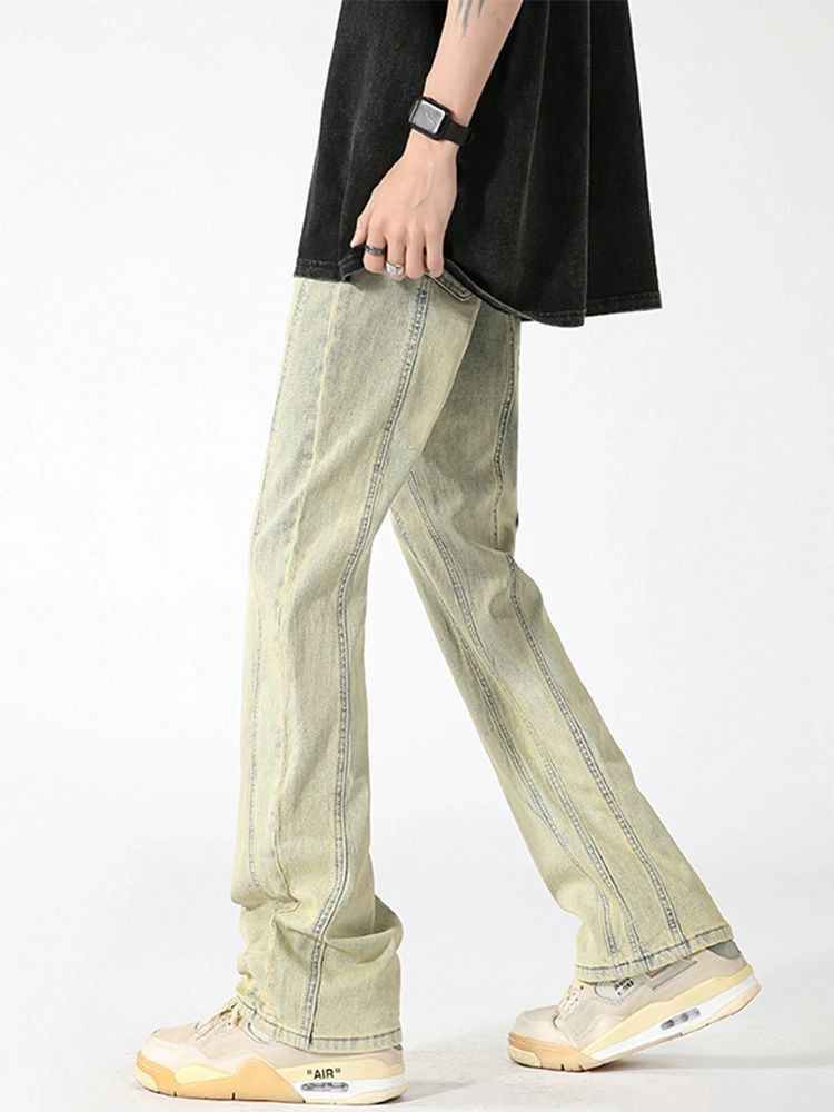 Japanese Brand Men's American straight casual cIeanfit flared jeans Size US 32 / EU 48 - 5 Thumbnail