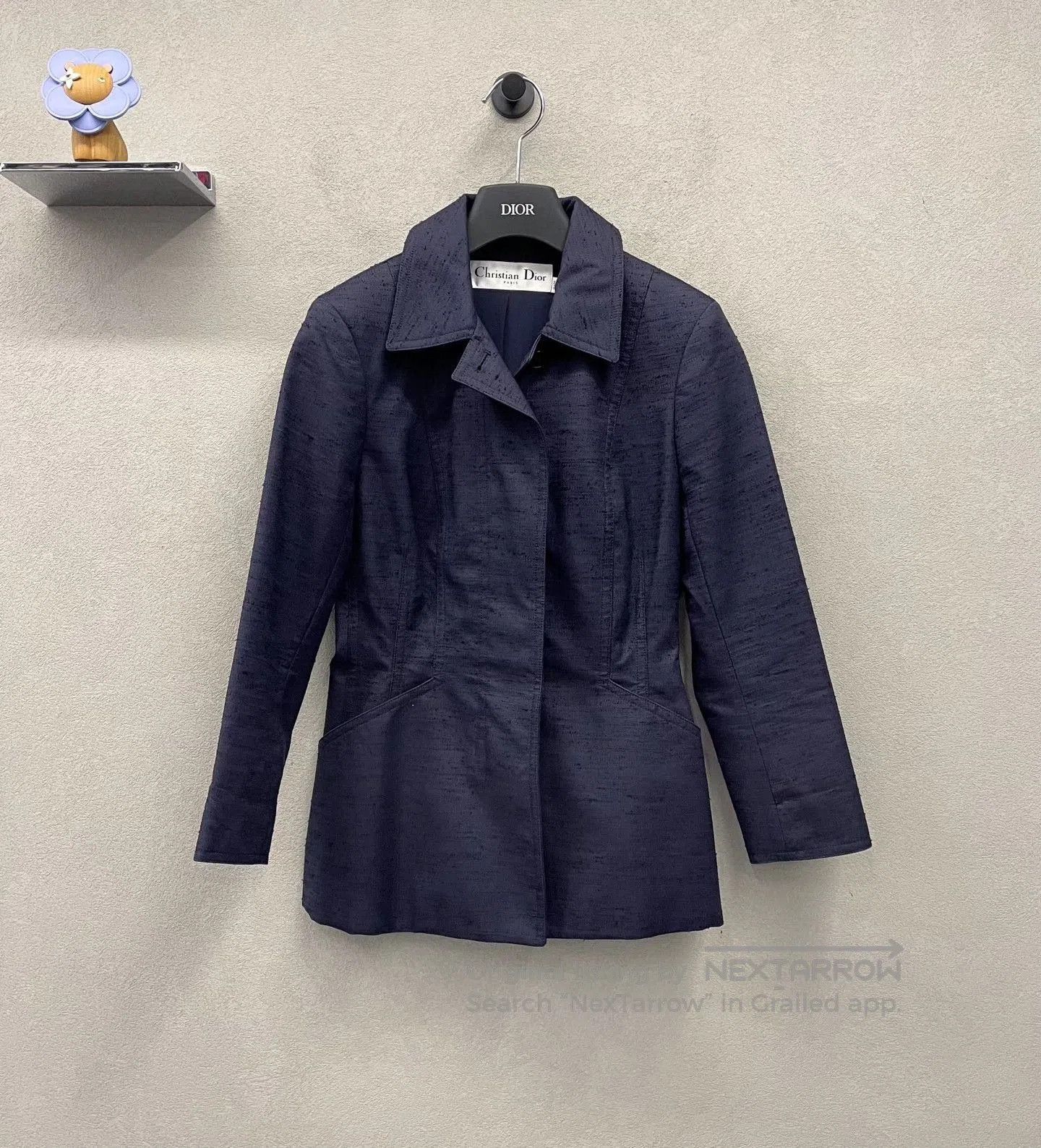 Dior Dior Navy Lapel Waistcoat Coat. Size XXS / US 00 / IT 34 - 1 Thumbnail