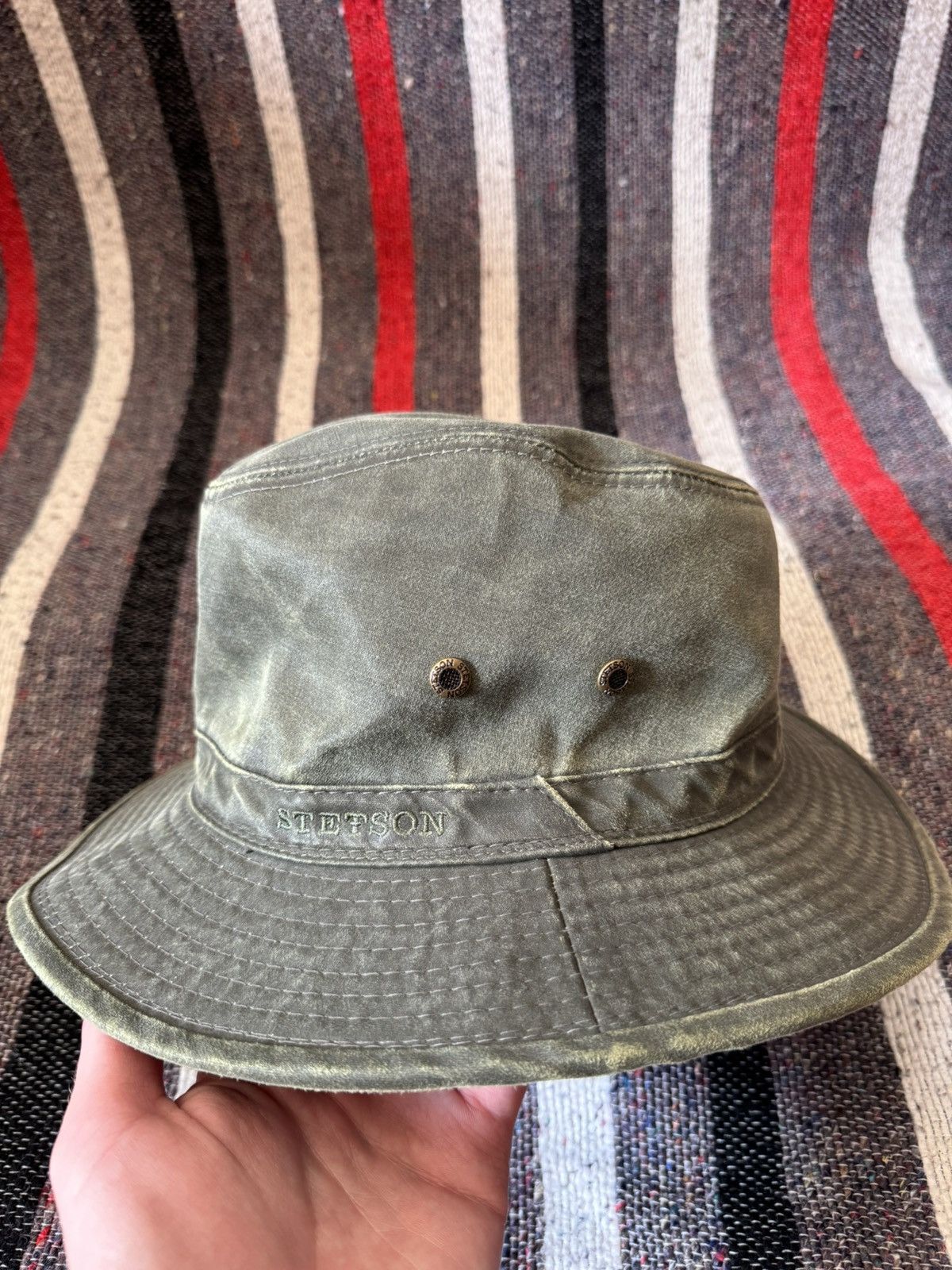 Stetson Stetson Co/Pe Brown Fedora Hat Size ONE SIZE - 4 Thumbnail