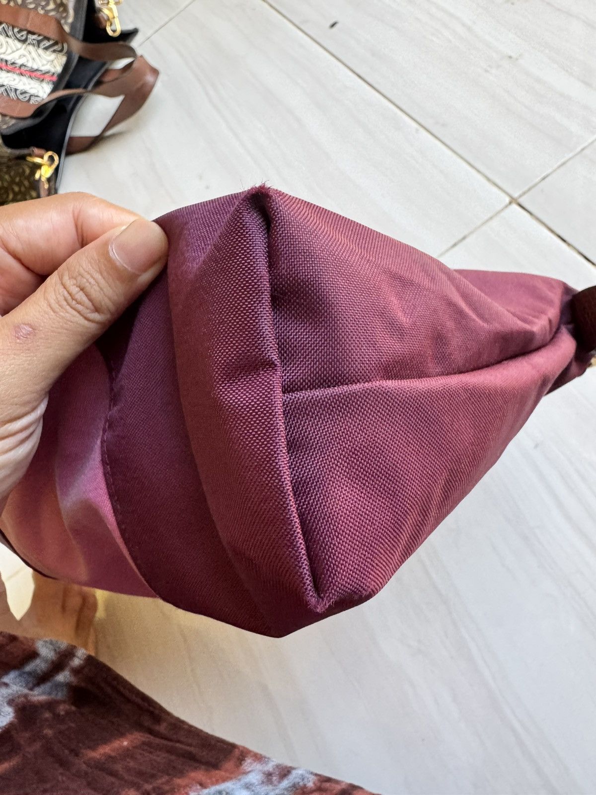 Longchamp Longchamp Shoulder Bag Burgundy and Pink Colour Size ONE SIZE - 2 Thumbnail