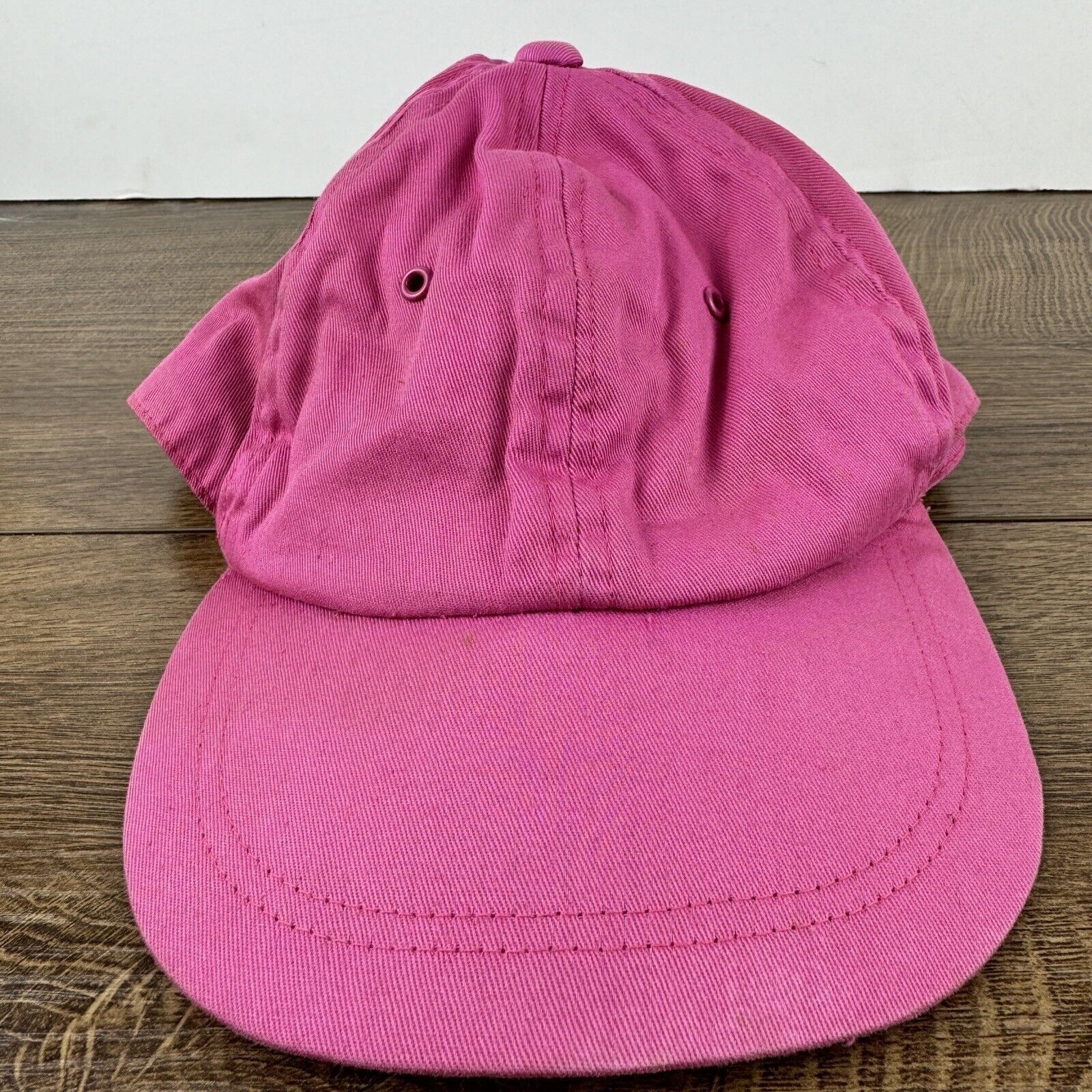Other Plain Pink Baseball Hat Pink Hat Adjustable Adult Size Hat C Size ONE SIZE - 2 Thumbnail