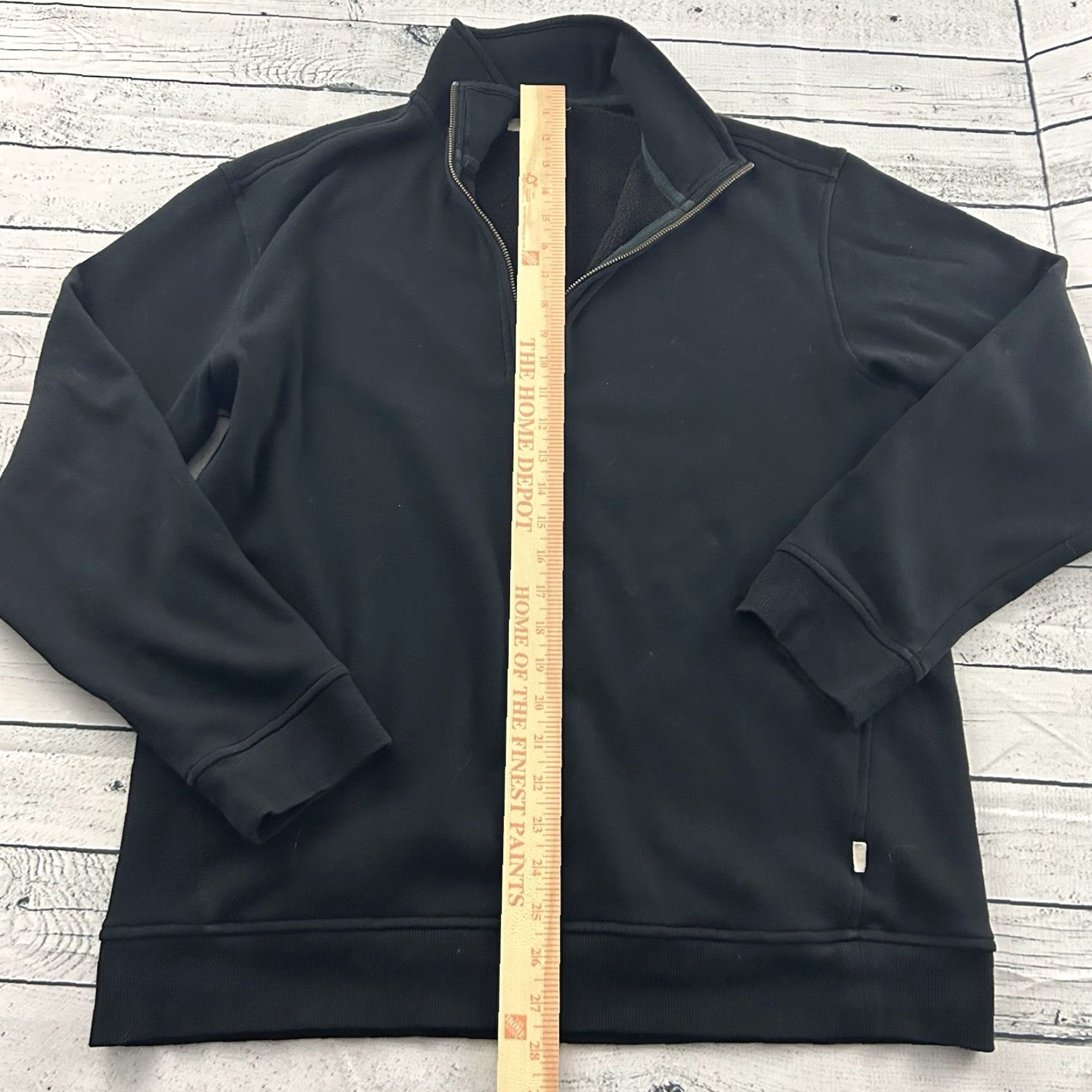 Ugg UGG 1/2 Zip Pullover Sweatshirt Men L Black 1/2 Zip Pullover Sweatshirt (Adults) Mens Black UGG Australia Sweatshirt Size US L / EU 52-54 / 3 - 3 Thumbnail