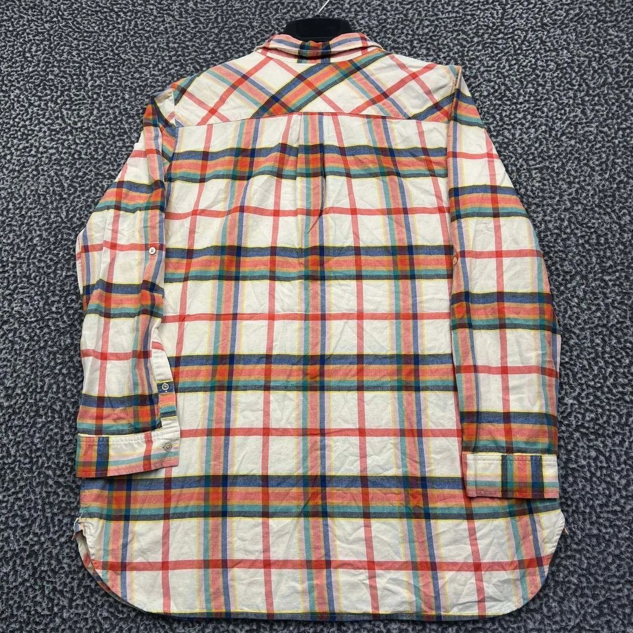 L.L. Bean L.L. Bean Button Up Shirt Flannel Plaid Long Sleeve Cotton L Size US L / EU 52-54 / 3 - 2 Thumbnail