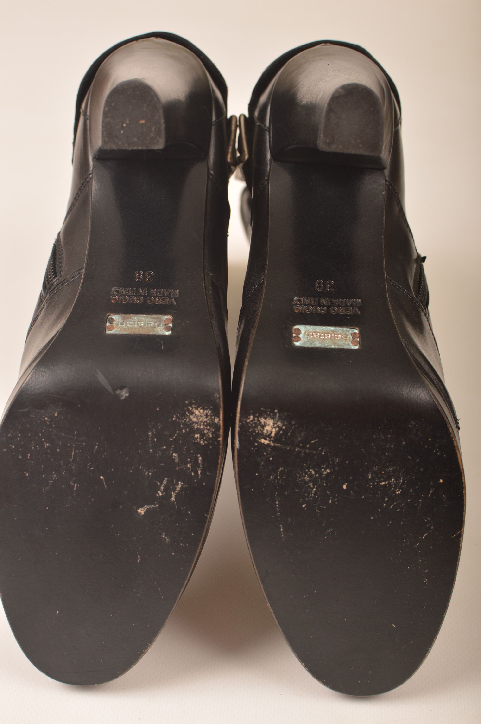 Belstaff Belstaff Black Leather Ankle Boots Heels Size US 9 / IT 39 - 8 Thumbnail