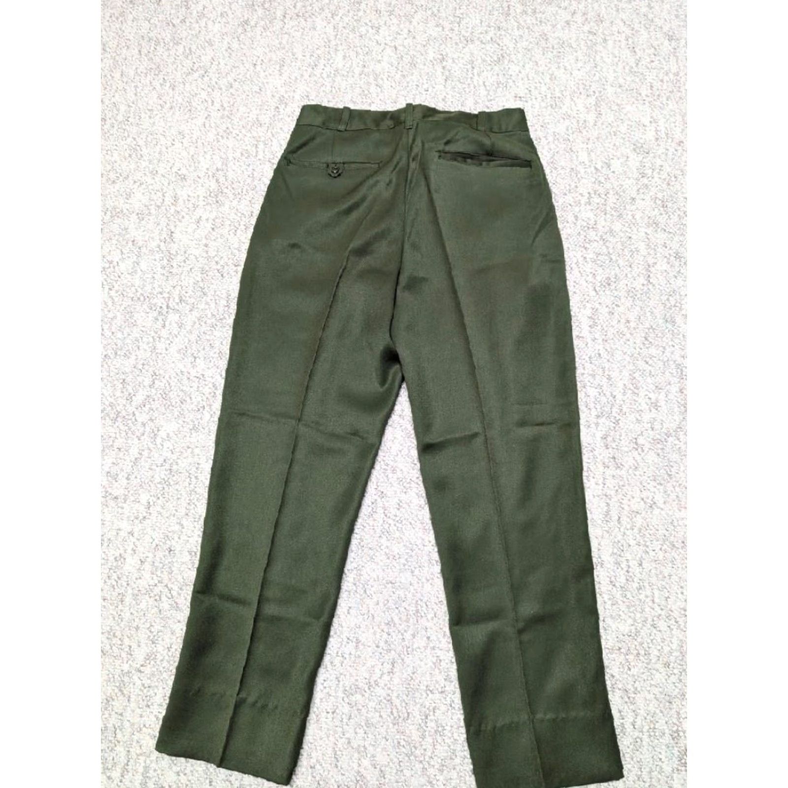 Vintage VINTAGE Unitog green uniform pants 34x30 Mens Pants 1960s 70s gas station COCA-COLA green solid cargo Size US 34 / EU 50 - 2 Thumbnail