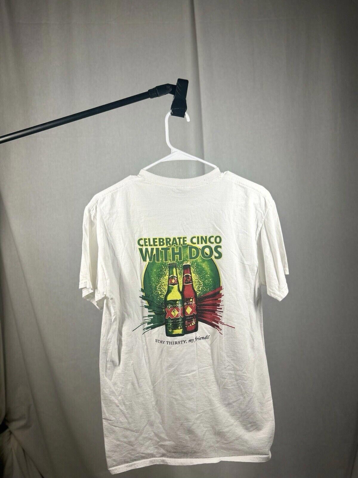 Designer Cinco De Mayo Dos Equis Mexican Beer T-Shirt Size US M / EU 48-50 / 2 - 1 Thumbnail