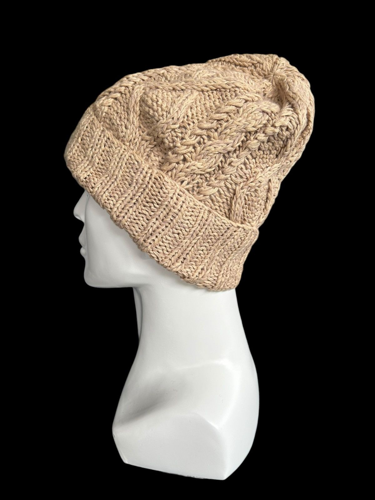 Japanese Brand × Kapital × Vintage Hippies Style crochet knitted handmade Beanie Hats🎌☠️ Size ONE SIZE - 3 Thumbnail