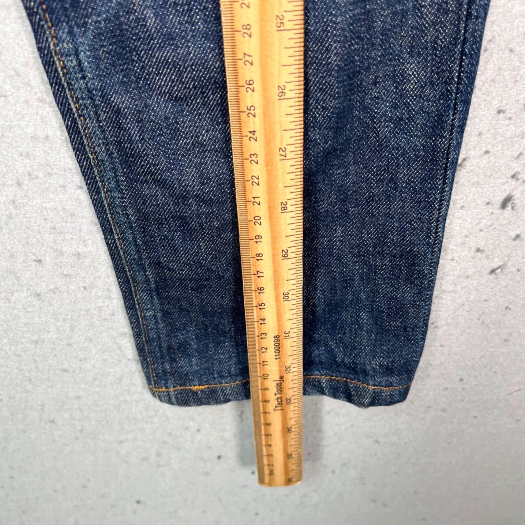 A.P.C. A.P.C. Womens Jeans Blue Raw Denim 25 Tapered Leg Made In France Size 42" / US 20 - 6 Thumbnail