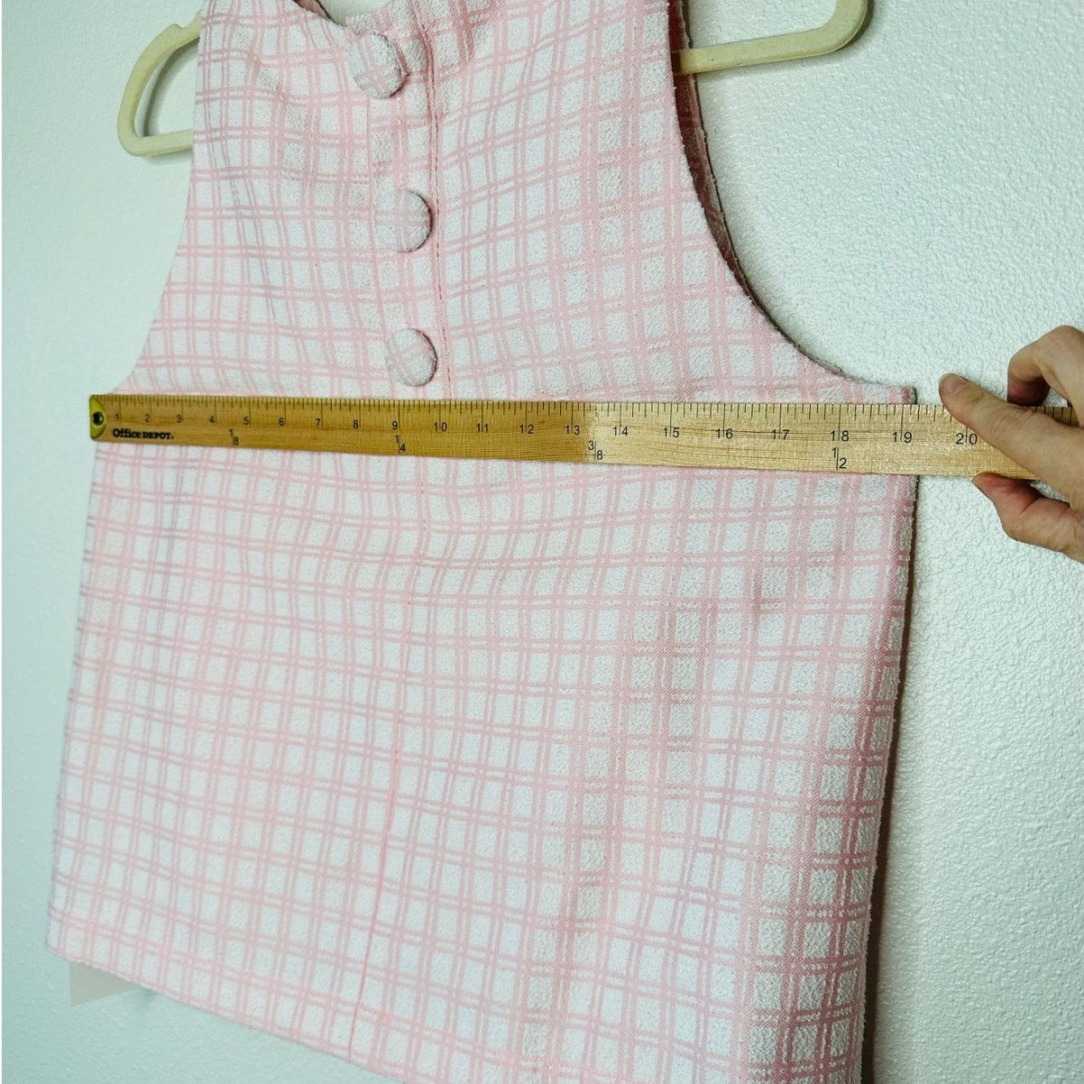 Lisa Marie Fernandez Lisa Marie Fernandez Checked Boucle Back Button Sleeveless 4 Size L / US 10 / IT 46 - 14 Thumbnail