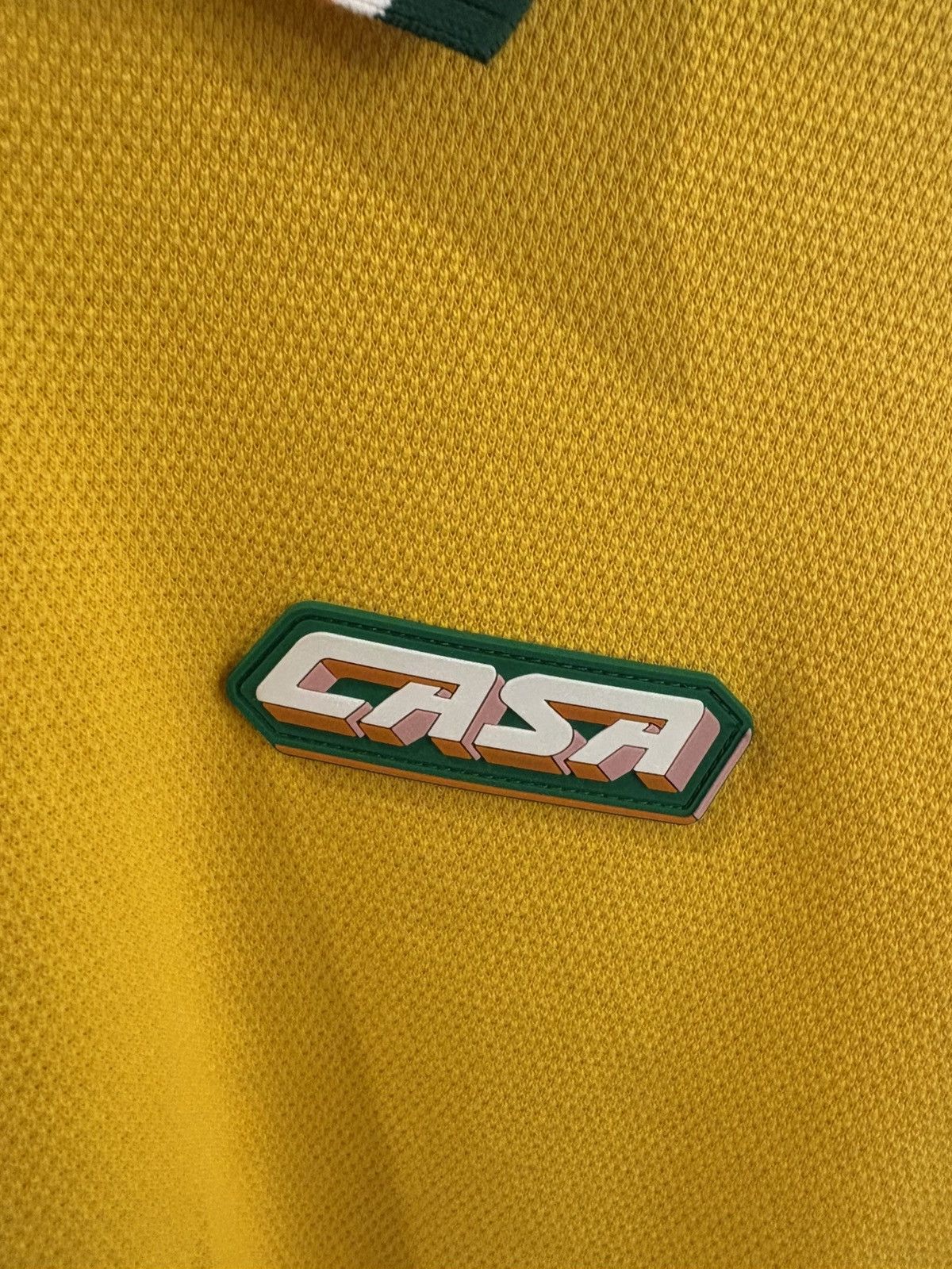 Casablanca PIQUE POLO SHIRT Size US L / EU 52-54 / 3 - 2 Thumbnail