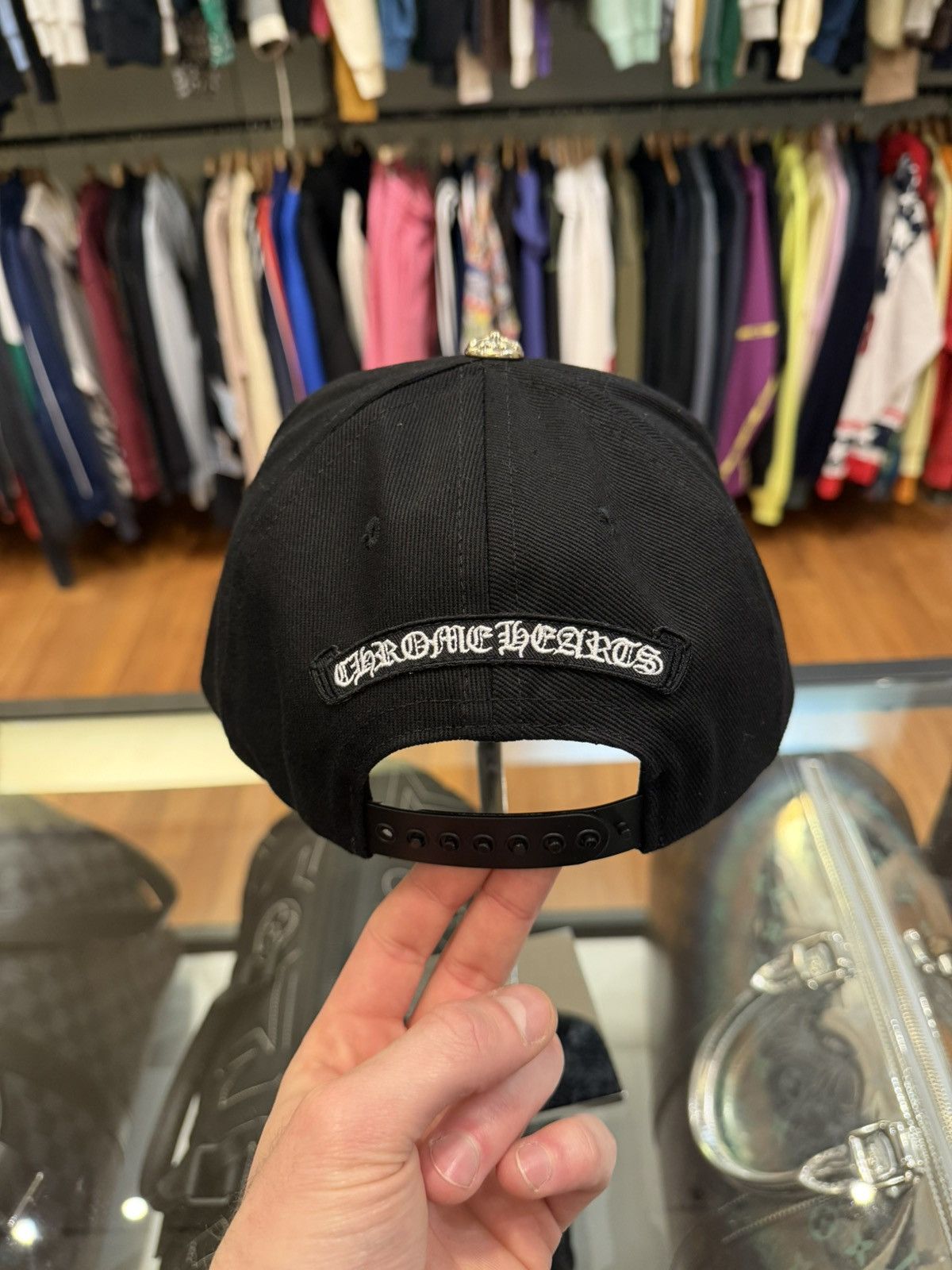 Chrome Hearts Chrome Hearts RS3 Cross Hat Size ONE SIZE - 4 Thumbnail