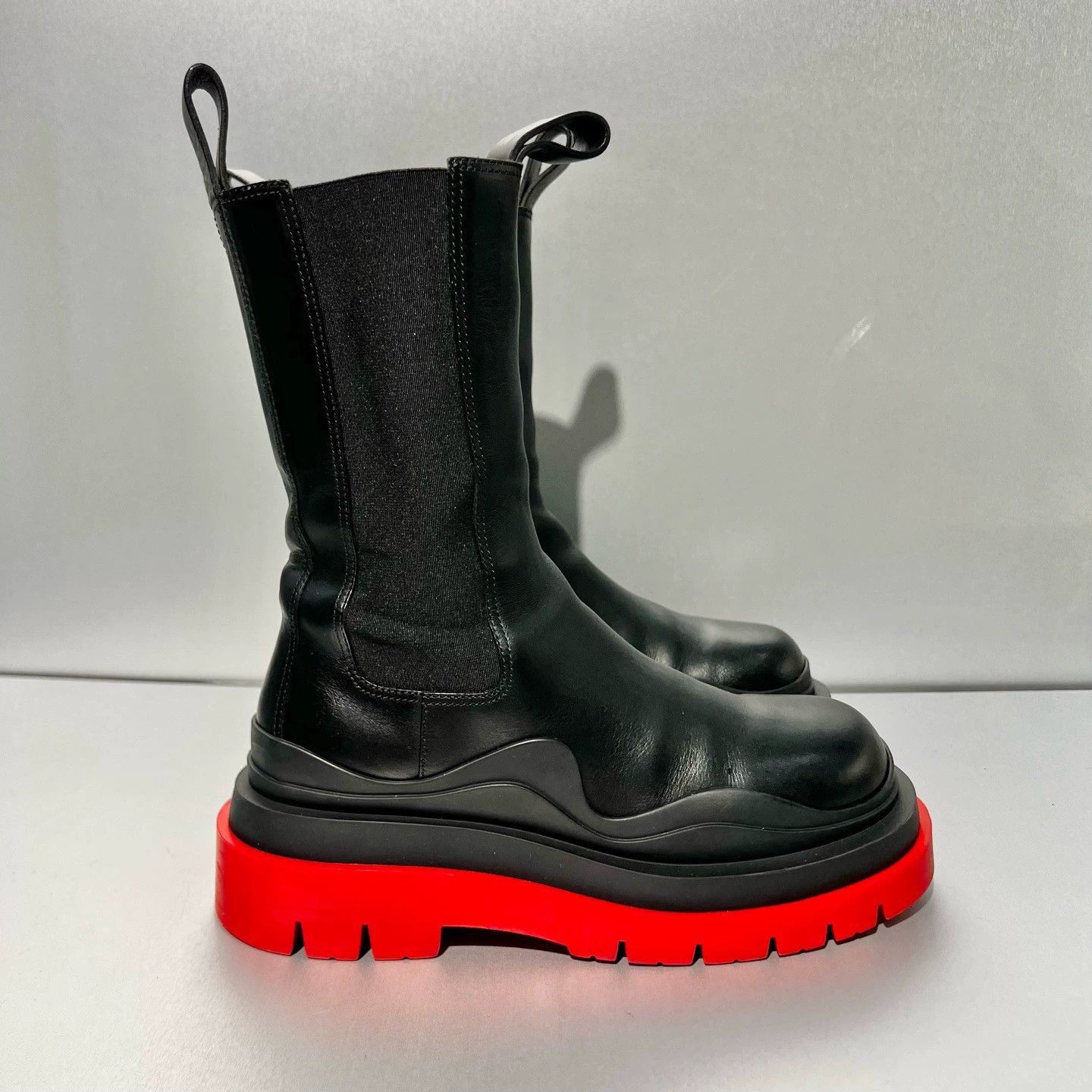 Bottega Veneta 【Bottega Veneta】Bv High-top Red Sole Smoking Boots Size US 5.5 / IT 35.5 - 7 Thumbnail