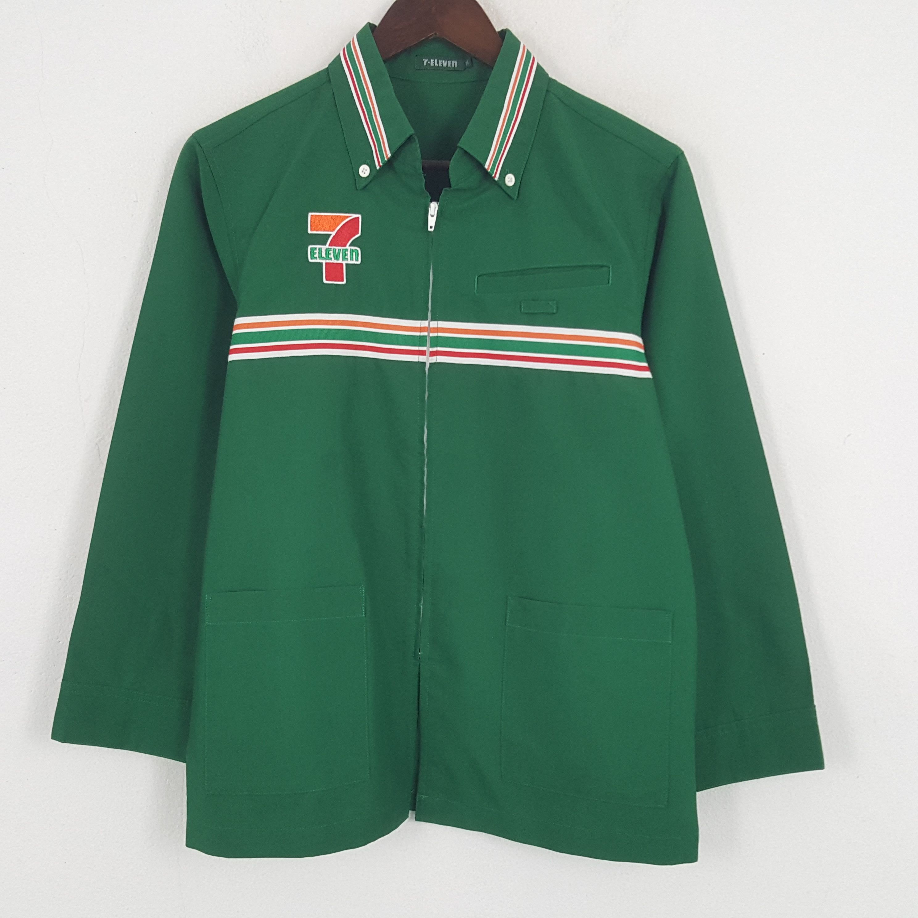 Japanese Brand × Vintage Vintage 7 Eleven Embroidery Logo Worker Uniform Jacket Size US S / EU 44-46 / 1 - 2 Thumbnail