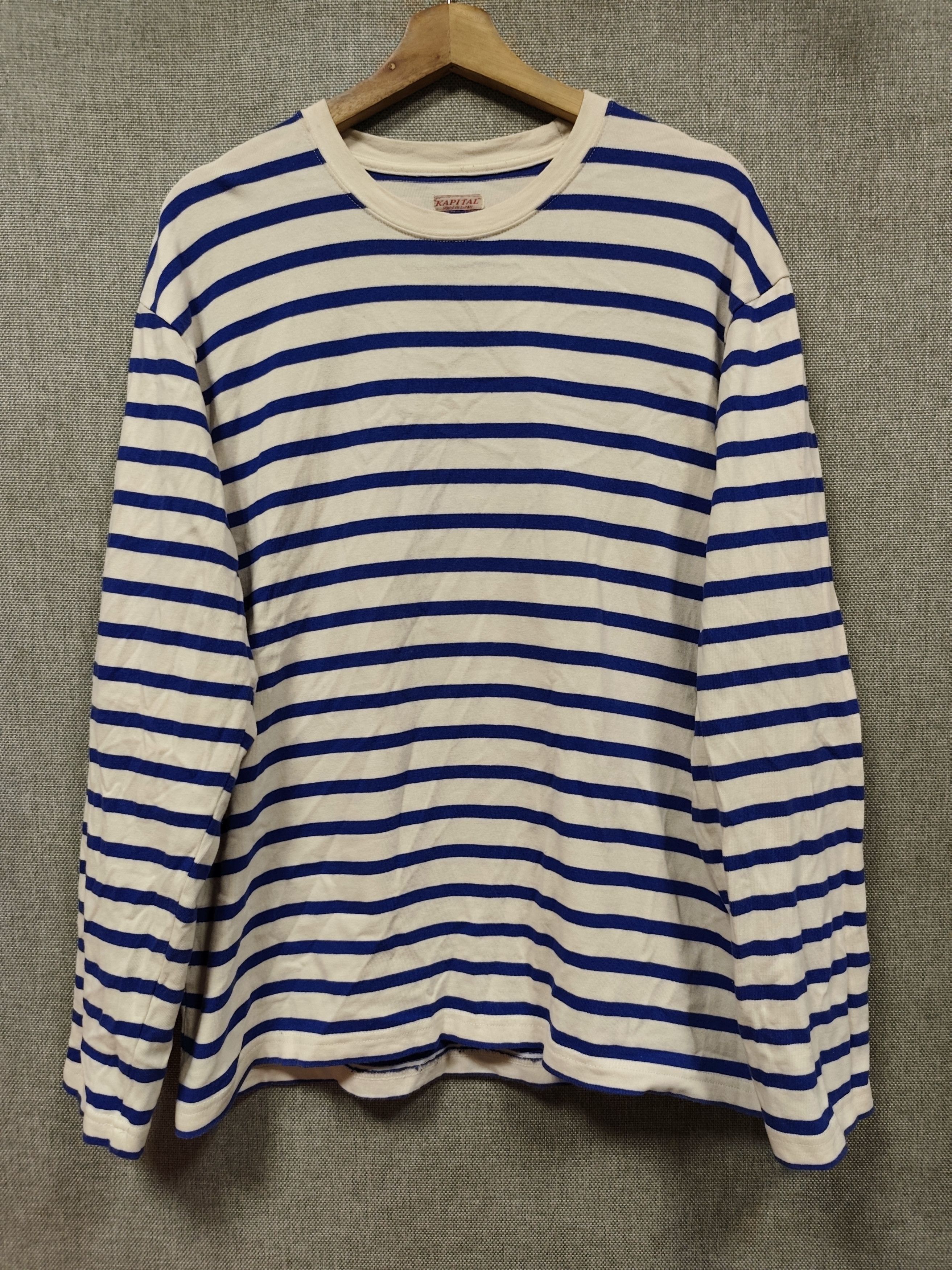 Kapital Kapital Smiley Face Striped Long Sleeve Size US L / EU 52-54 / 3 - 2 Thumbnail
