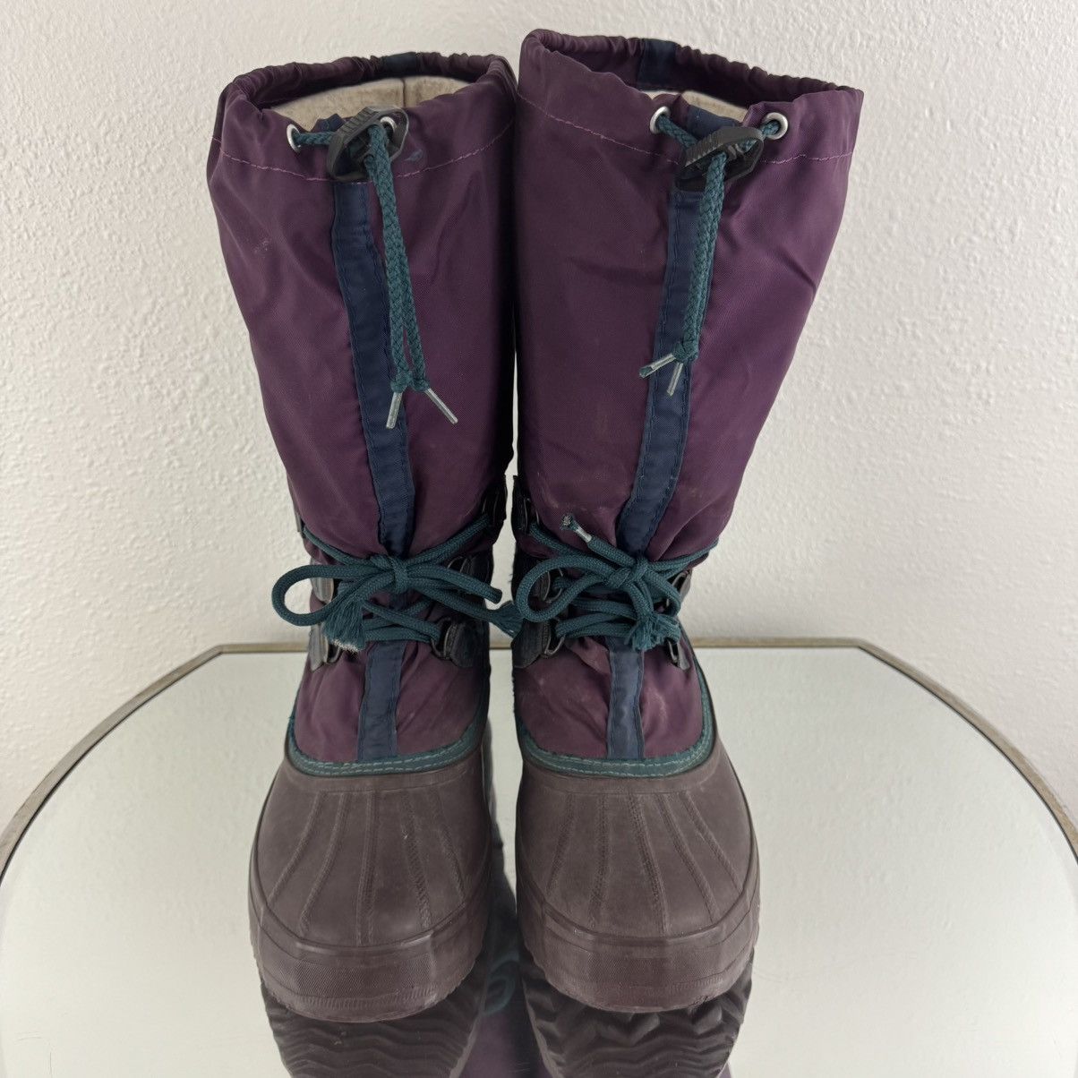 SOREL SOREL Vintage Purple Teal Freestyle Retro Kaufman Snow Boots Size US 9 / IT 39 - 6 Thumbnail